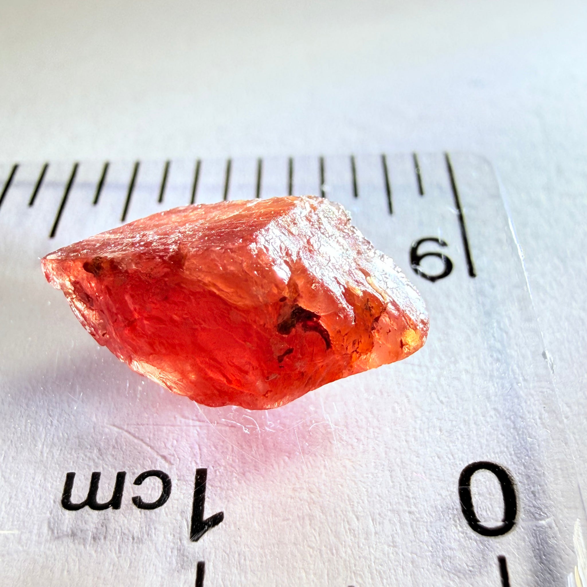 Umba Sapphire, 5.63ct, Umba Valley, Tanzania. Milky stone, slightly included, can be faceted or cabbed or set as is in jewellery