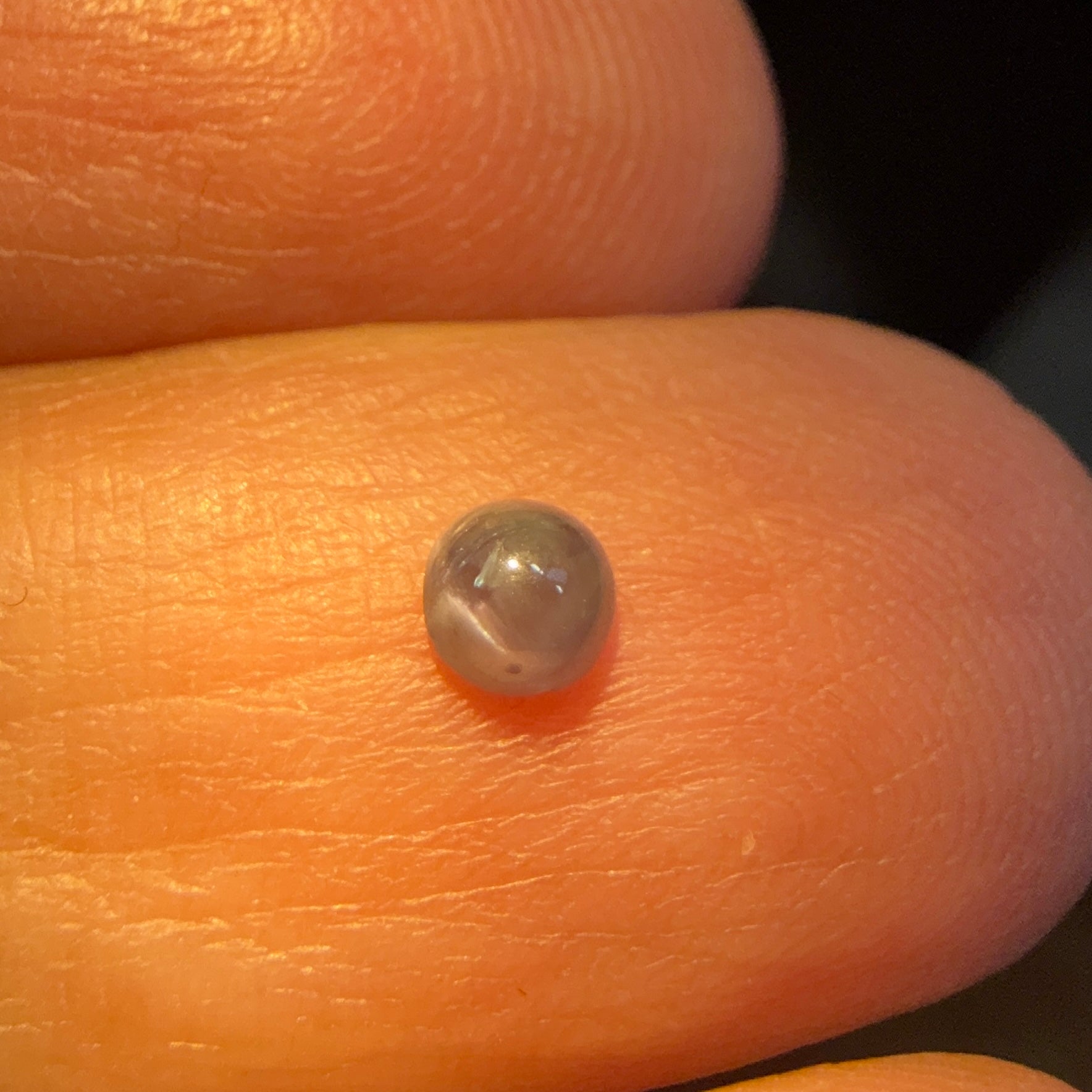 Cats-Eye Alexandrite (very slight partial cats-eye effect), 0.25ct, Manyara, Tanzania, Untreated Unheated