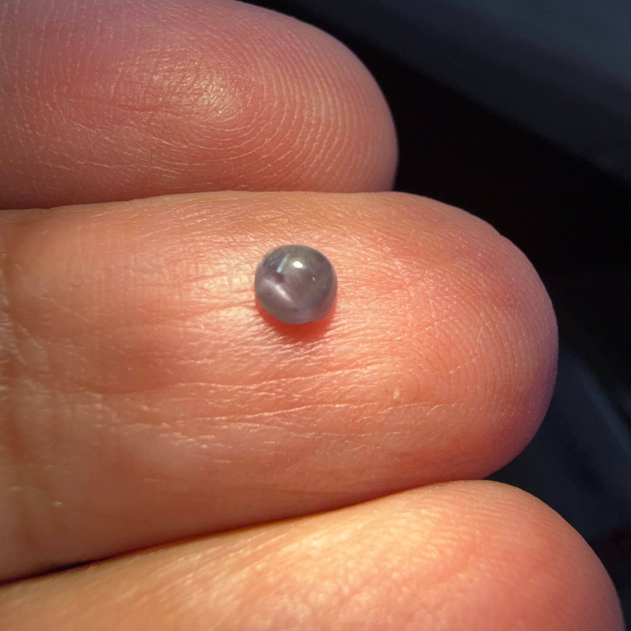 Cats-Eye Alexandrite (very slight partial cats-eye effect), 0.25ct, Manyara, Tanzania, Untreated Unheated