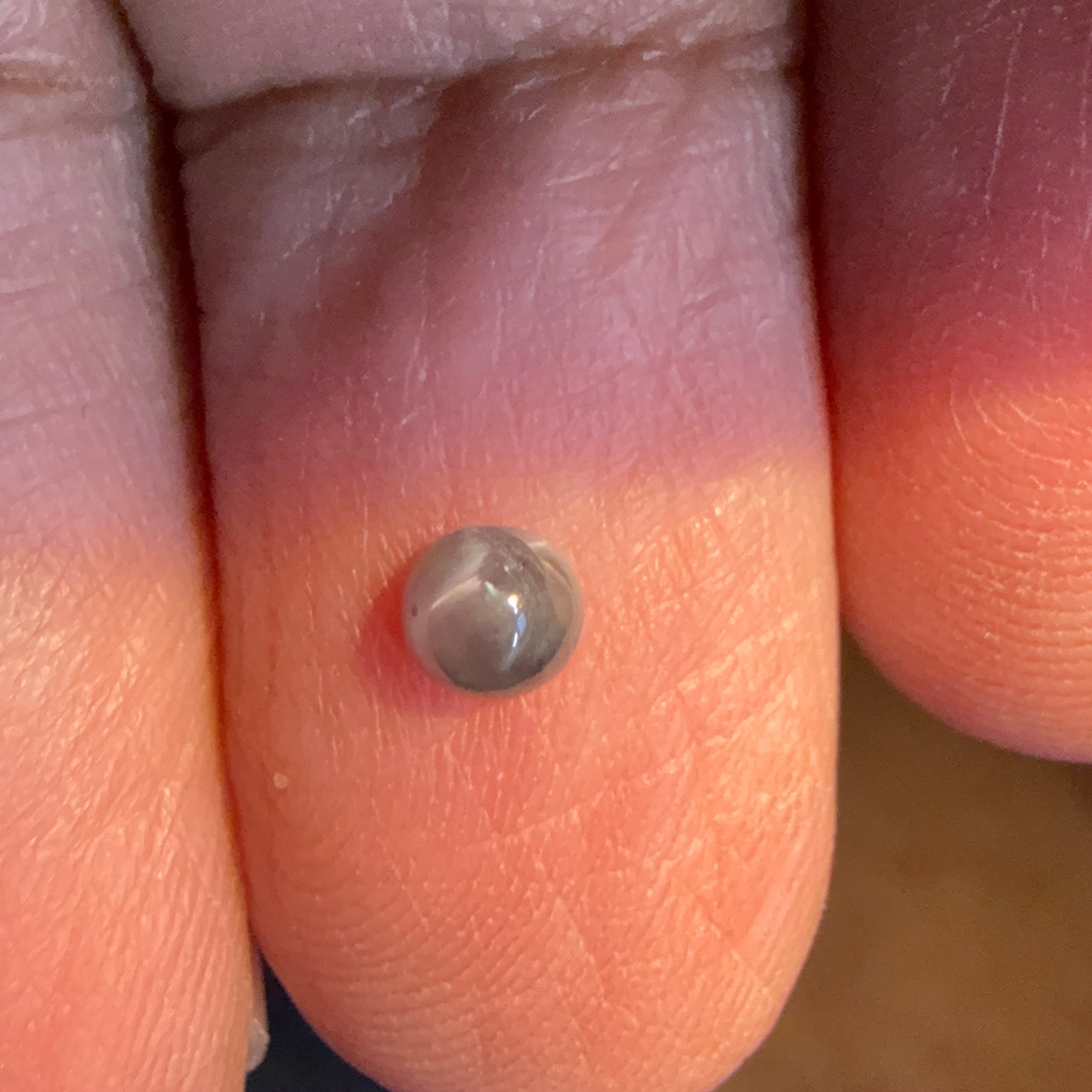 Cats-Eye Alexandrite (very slight partial cats-eye effect), 0.25ct, Manyara, Tanzania, Untreated Unheated