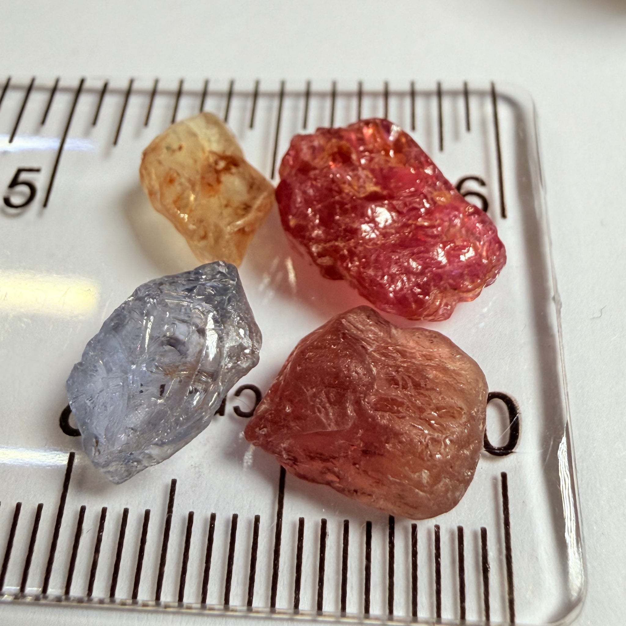 Umba Sapphire Lot, 13.36ct, Umba Valley, Tanzania, Untreated  Unheated, flat shapes, great for setting in jewellery as is