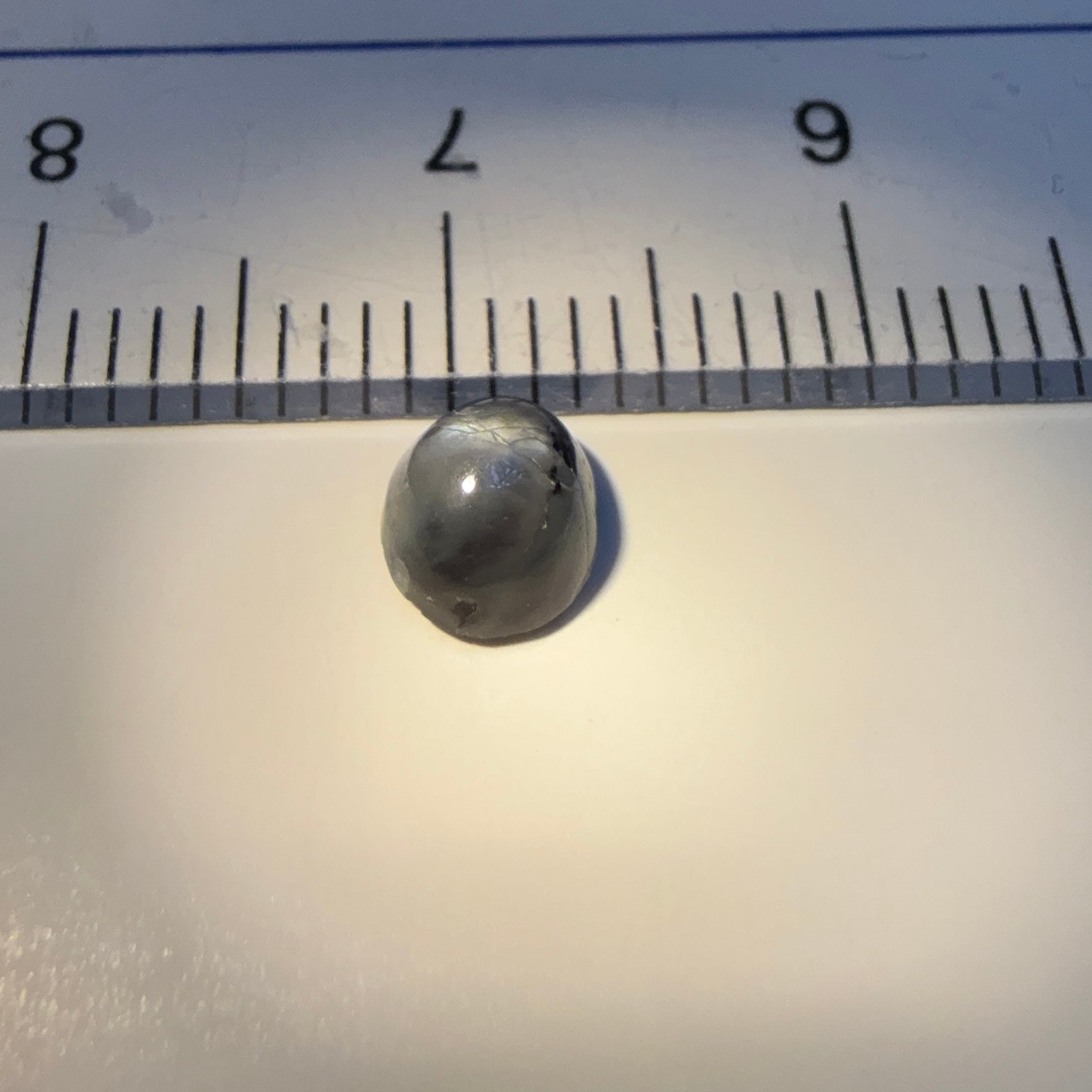 Cats-Eye Alexandrite (very slight partial cats-eye effect), 0.81ct, Manyara, Tanzania, Untreated Unheated