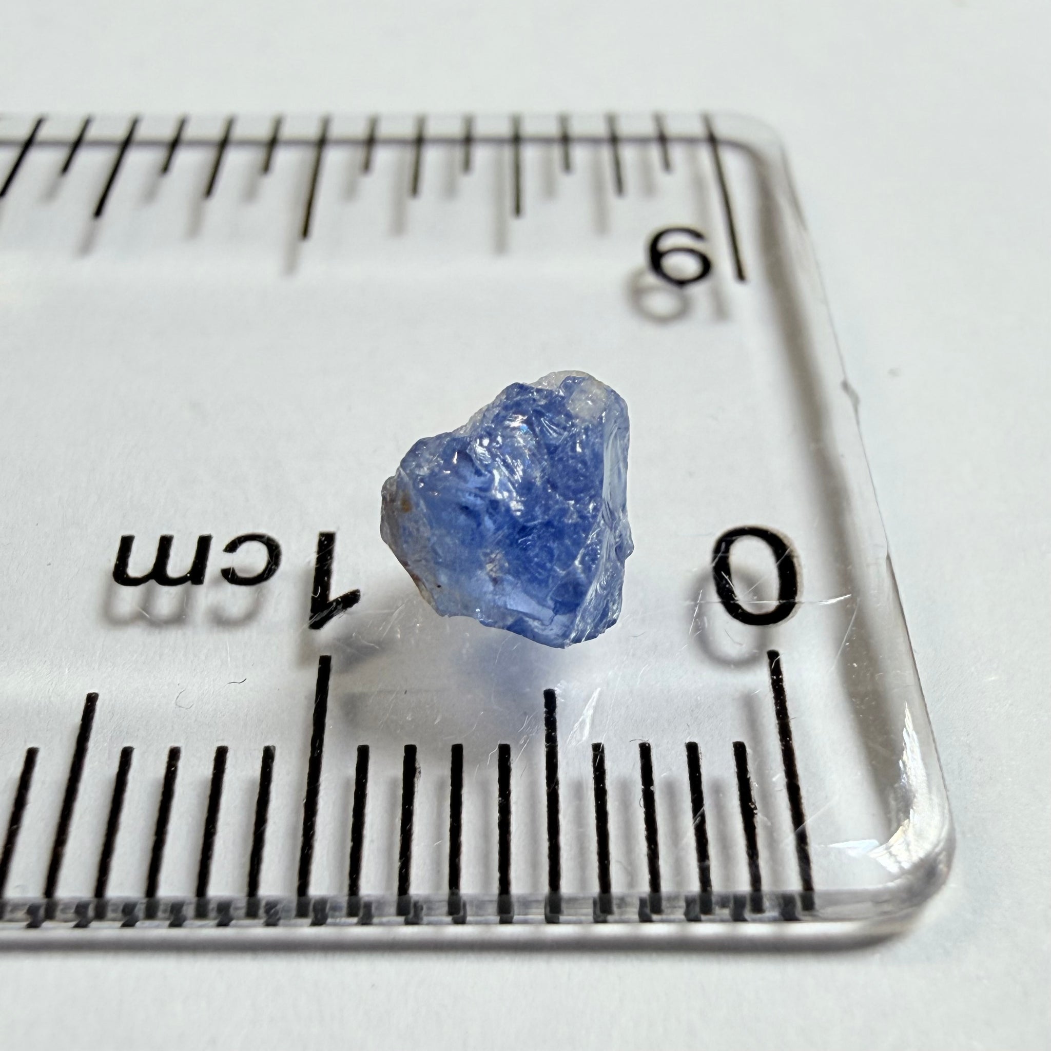 Umba Sapphire, 1.45ct, Umba Valley, Tanzania, Untreated Unheated. Slightly included with some surface gunk that will need removing on preform