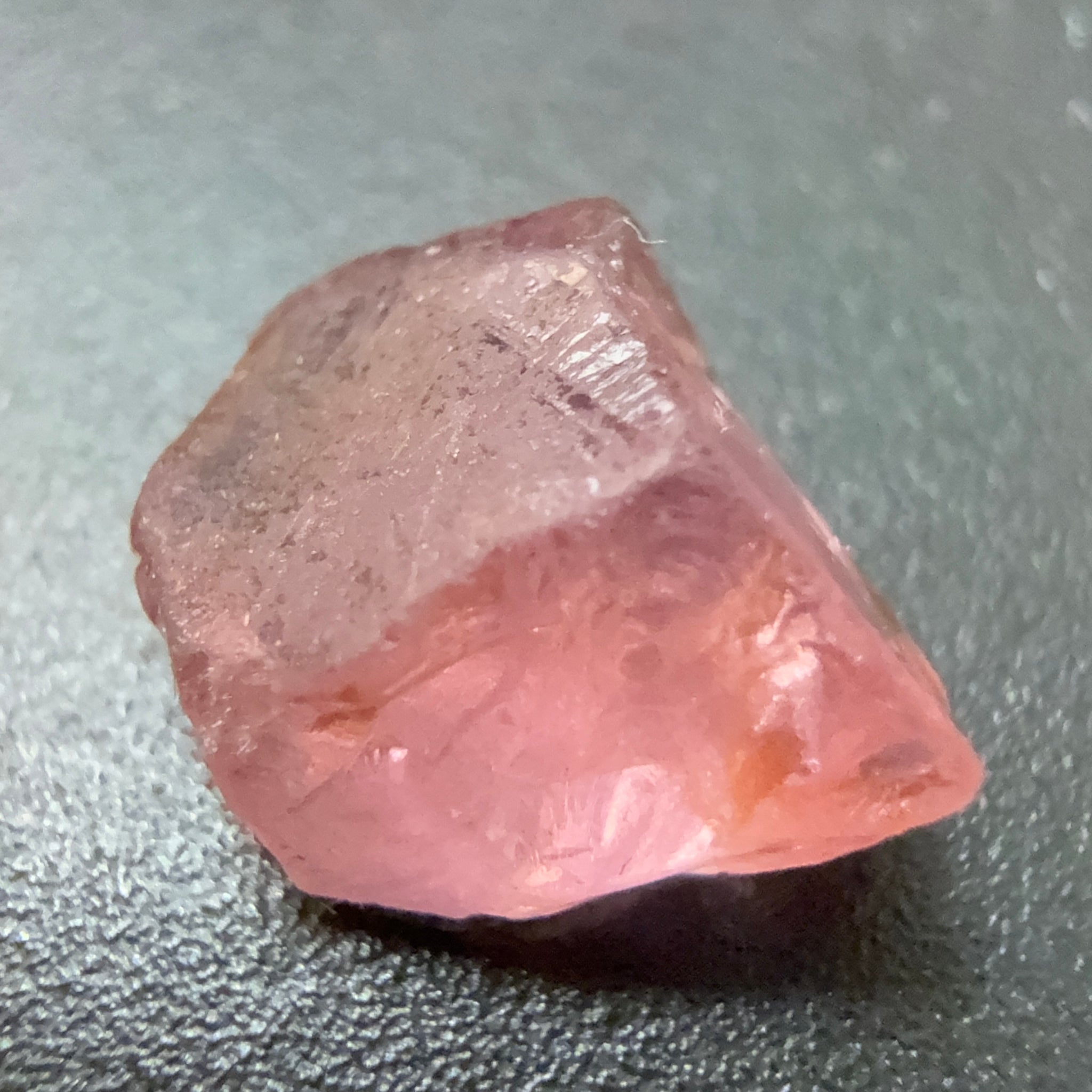 Mahenge Spinel, 3.65ct, Mahenge, Tanzania, Untreated Unheated. Slight crack on one end will come off on preforming, rest slightly milky