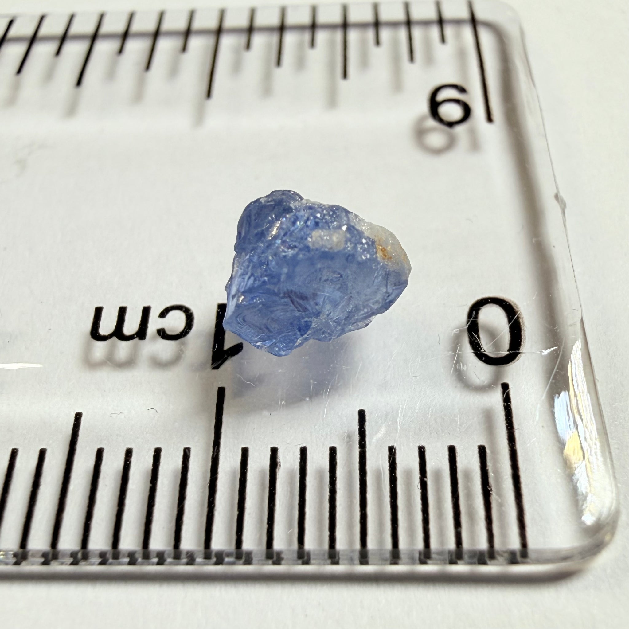 Umba Sapphire, 1.45ct, Umba Valley, Tanzania, Untreated Unheated. Slightly included with some surface gunk that will need removing on preform