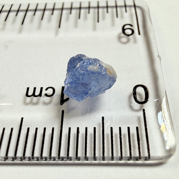 Umba Sapphire, 1.45ct, Umba Valley, Tanzania, Untreated Unheated. Slightly included with some surface gunk that will need removing on preform