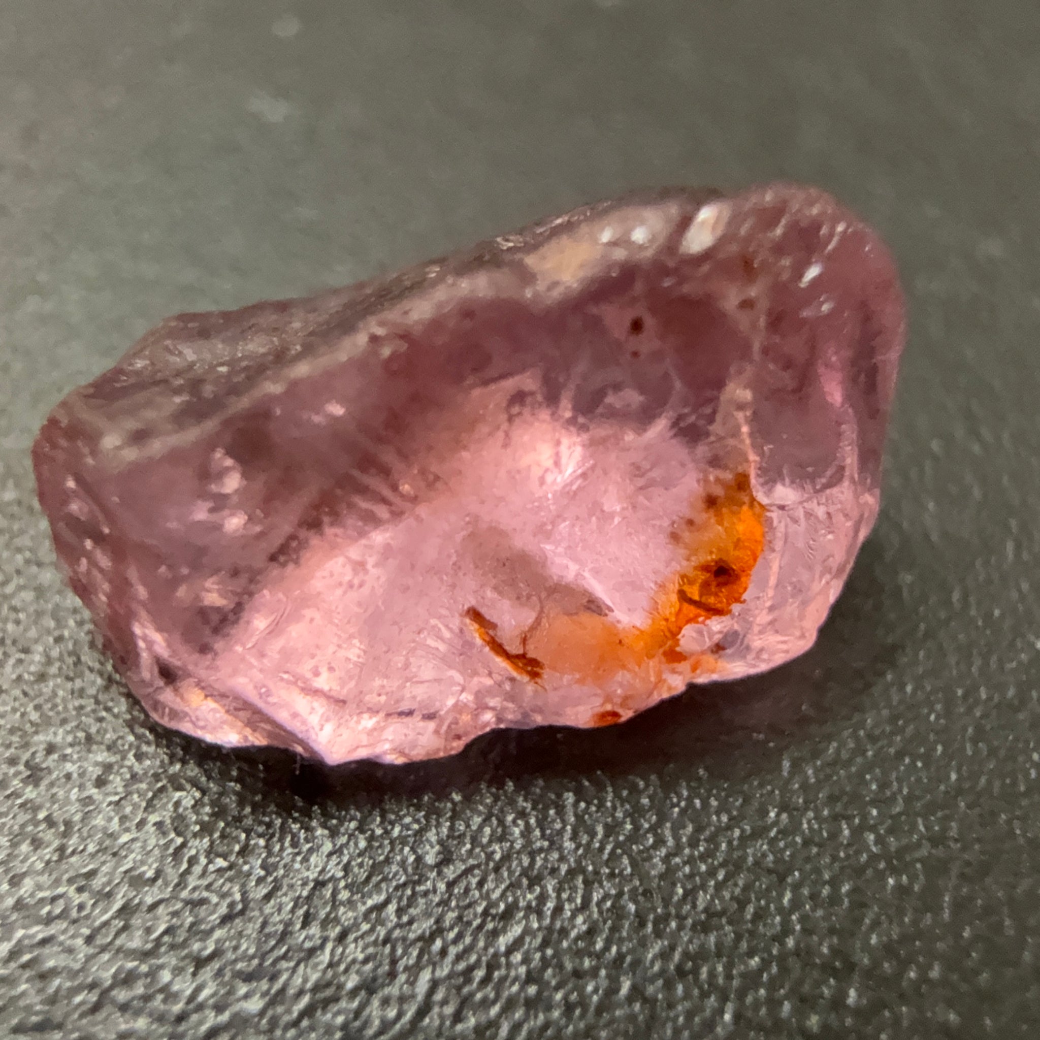 Mahenge Spinel, 2.98ct, Mahenge, Tanzania, Untreated Unheated. Tiny crack coming in from the side, you may have to cut it with the crack, see photos for the exact location
