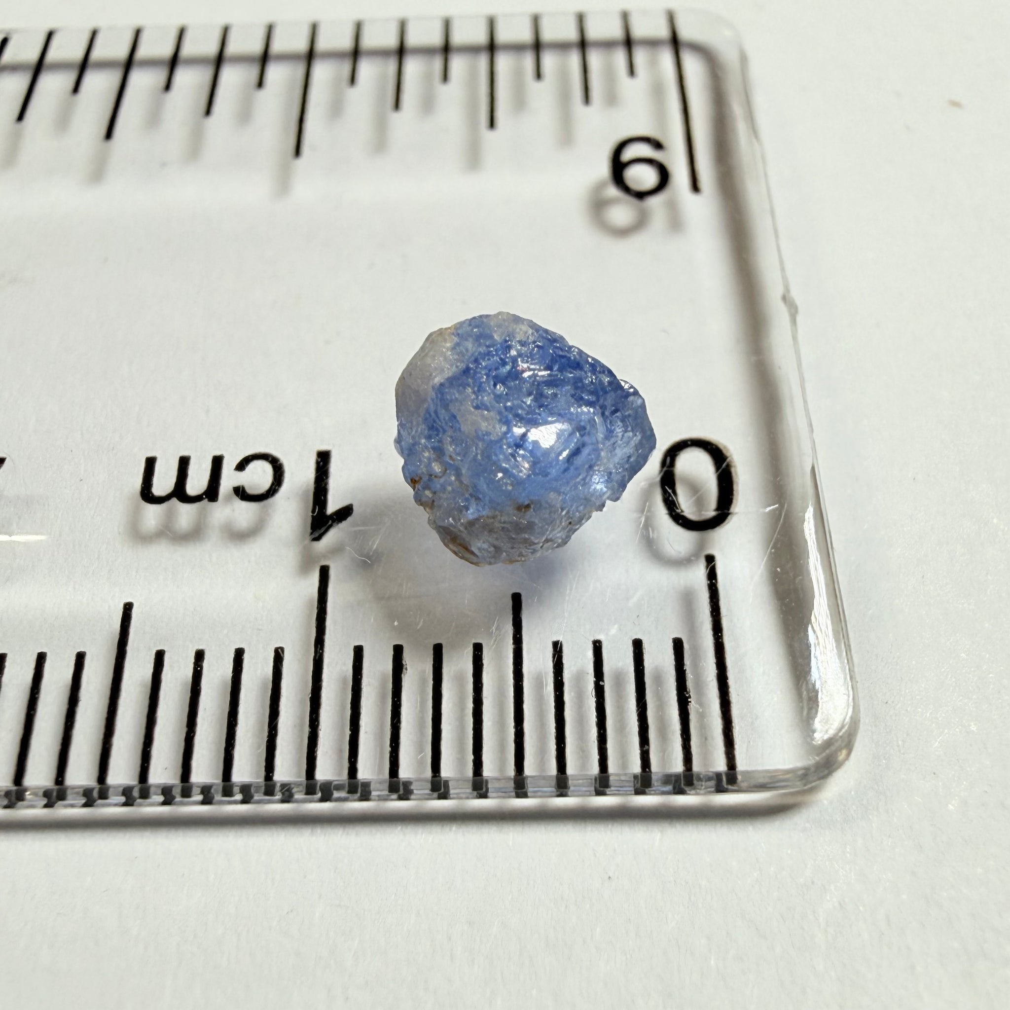 Umba Sapphire, 1.45ct, Umba Valley, Tanzania, Untreated Unheated. Slightly included with some surface gunk that will need removing on preform