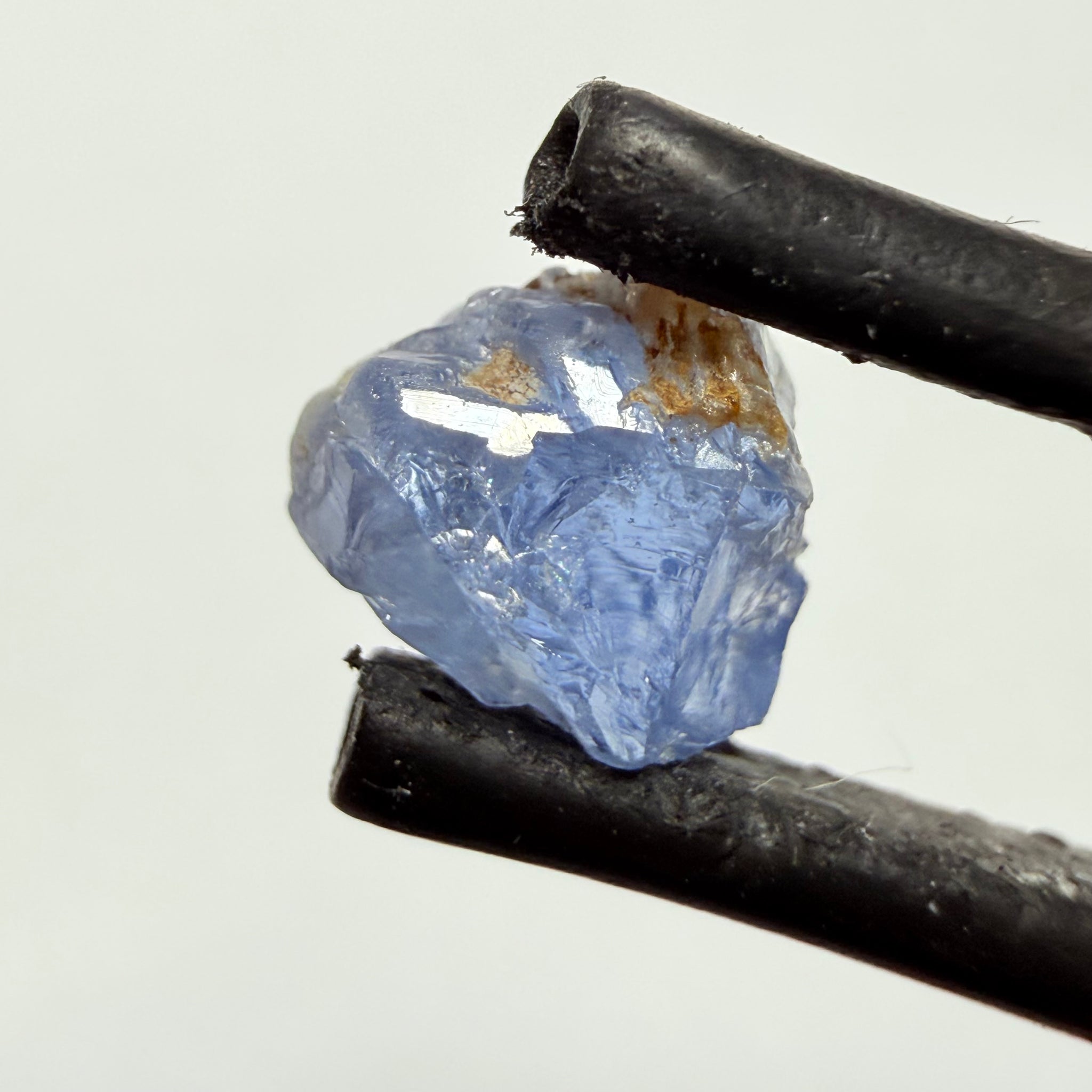 Umba Sapphire, 1.45ct, Umba Valley, Tanzania, Untreated Unheated. Slightly included with some surface gunk that will need removing on preform