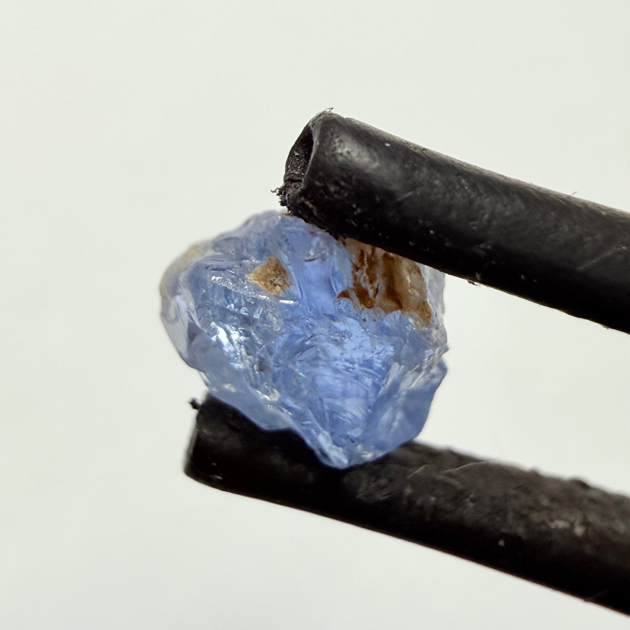 Umba Sapphire, 1.45ct, Umba Valley, Tanzania, Untreated Unheated. Slightly included with some surface gunk that will need removing on preform