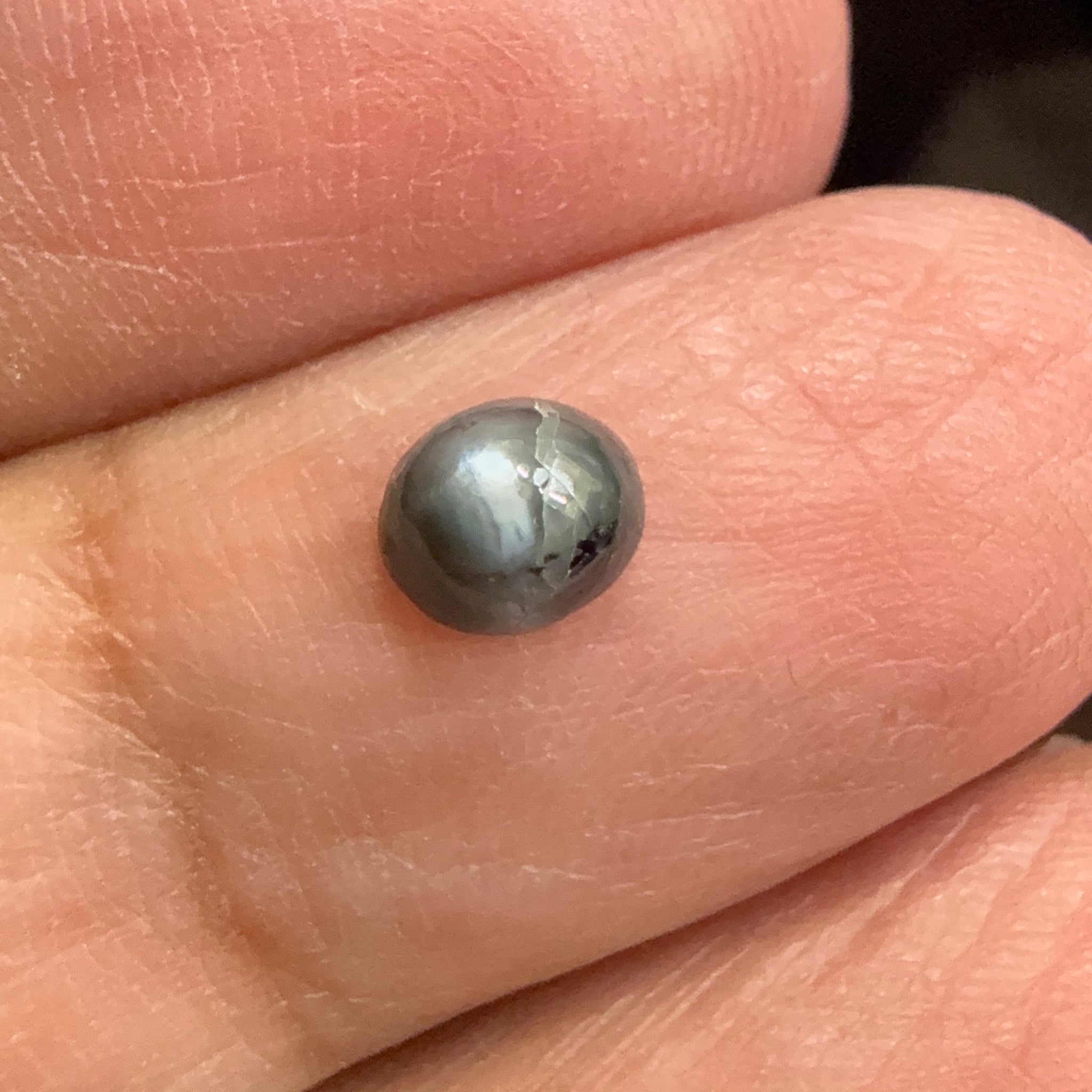 Cats-Eye Alexandrite (very slight partial cats-eye effect), 0.81ct, Manyara, Tanzania, Untreated Unheated