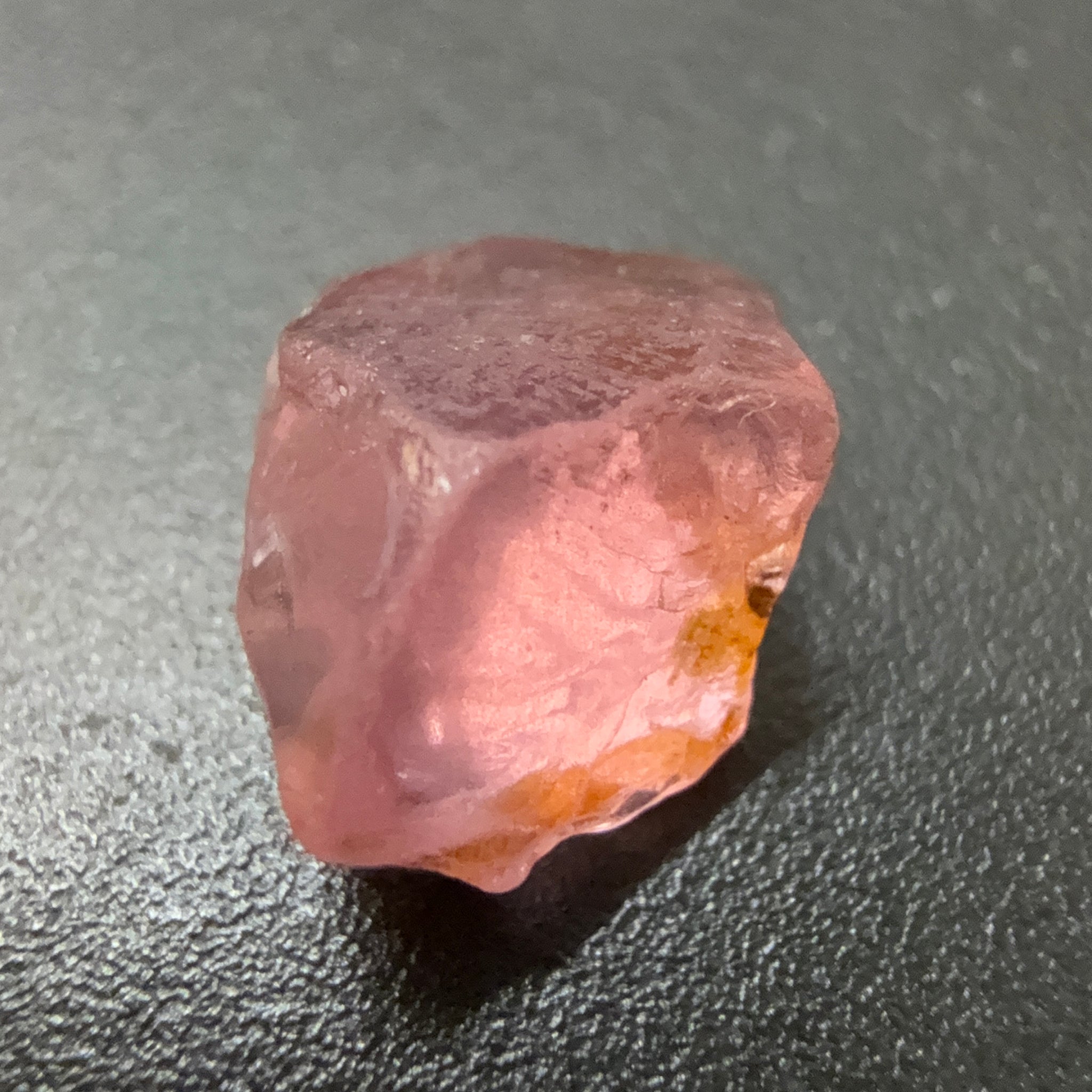 Mahenge Spinel, 3.65ct, Mahenge, Tanzania, Untreated Unheated. Slight crack on one end will come off on preforming, rest slightly milky