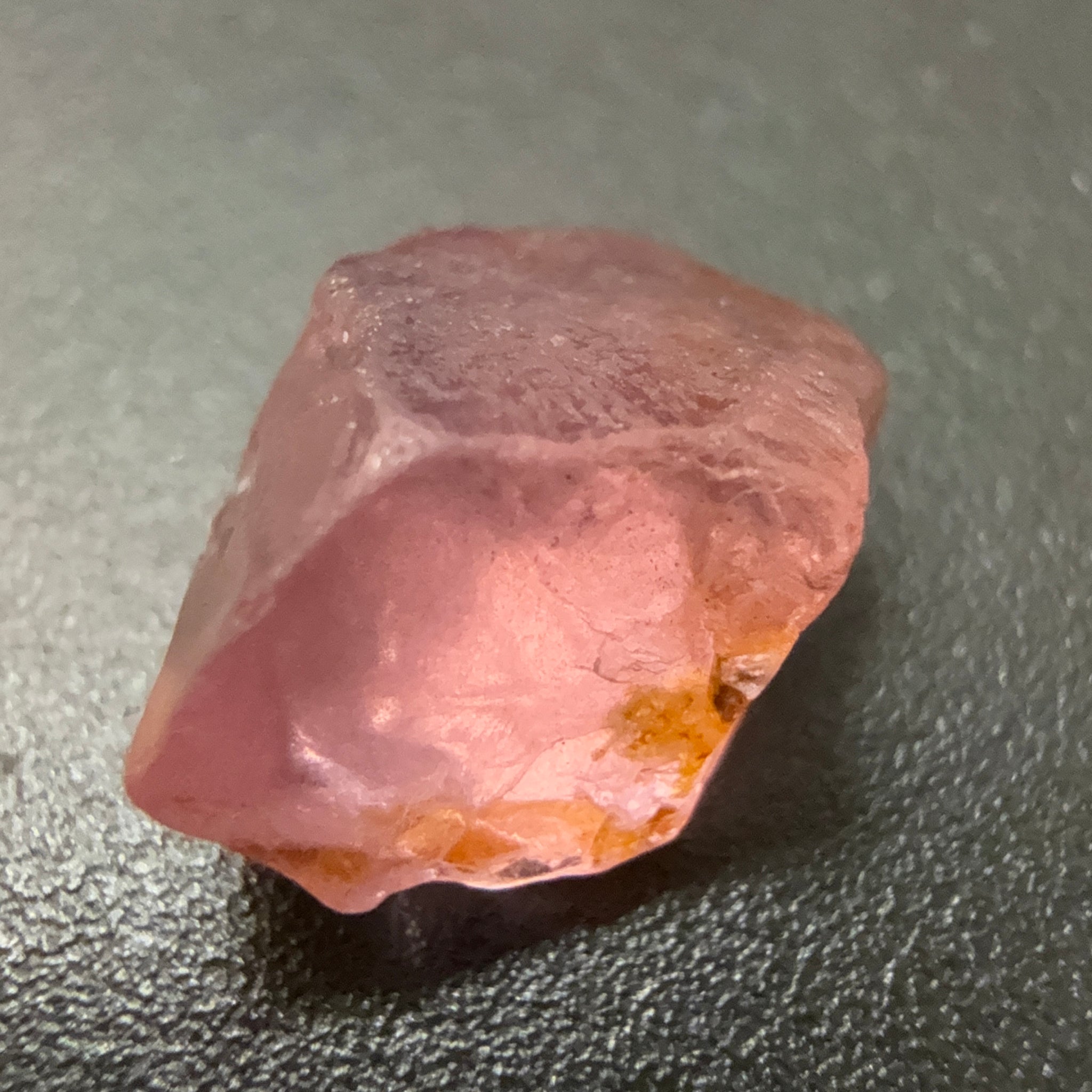 Mahenge Spinel, 3.65ct, Mahenge, Tanzania, Untreated Unheated. Slight crack on one end will come off on preforming, rest slightly milky