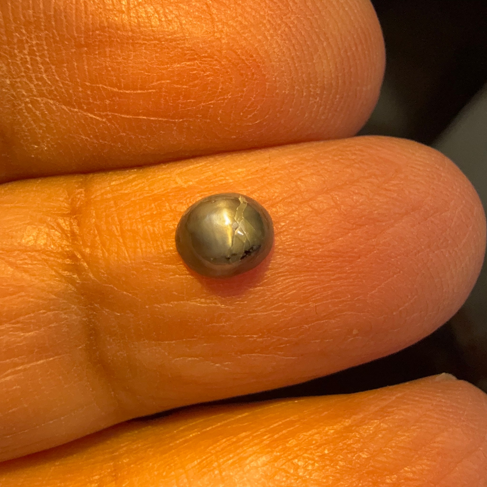 Cats-Eye Alexandrite (very slight partial cats-eye effect), 0.81ct, Manyara, Tanzania, Untreated Unheated