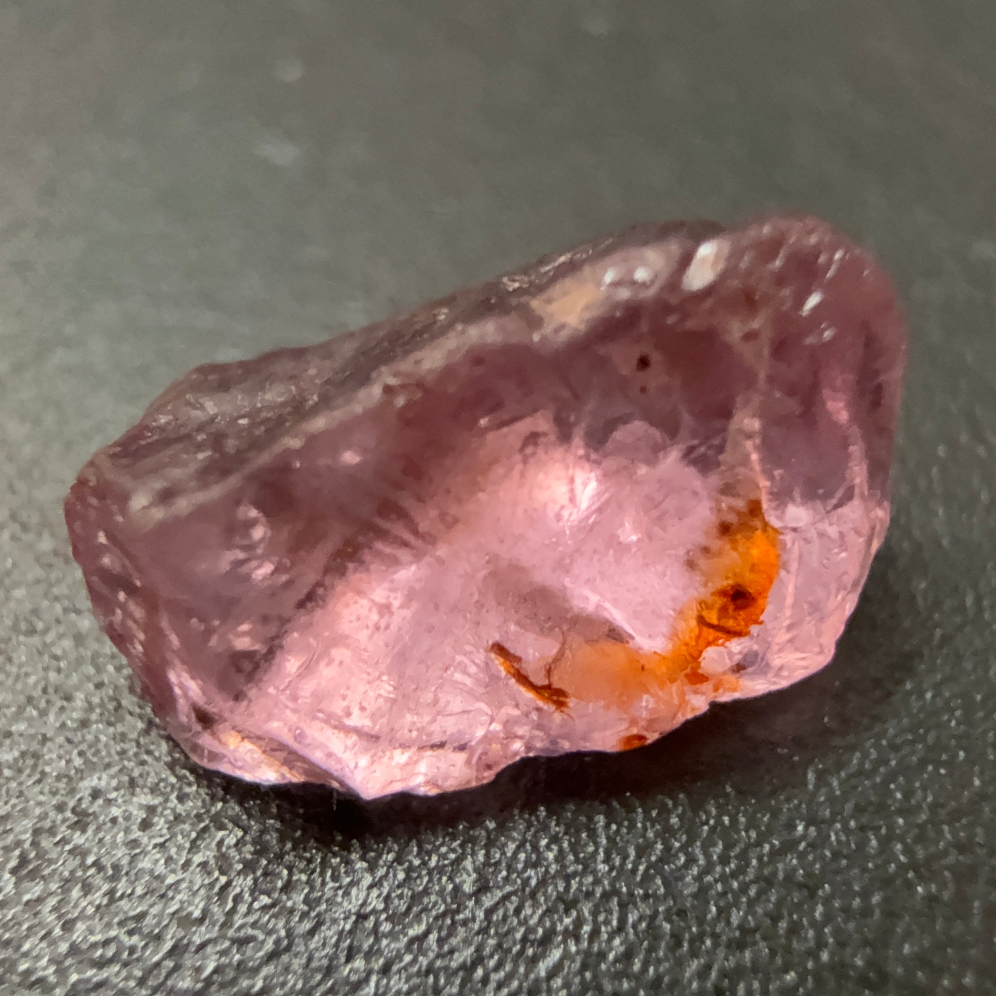 Mahenge Spinel, 2.98ct, Mahenge, Tanzania, Untreated Unheated. Tiny crack coming in from the side, you may have to cut it with the crack, see photos for the exact location
