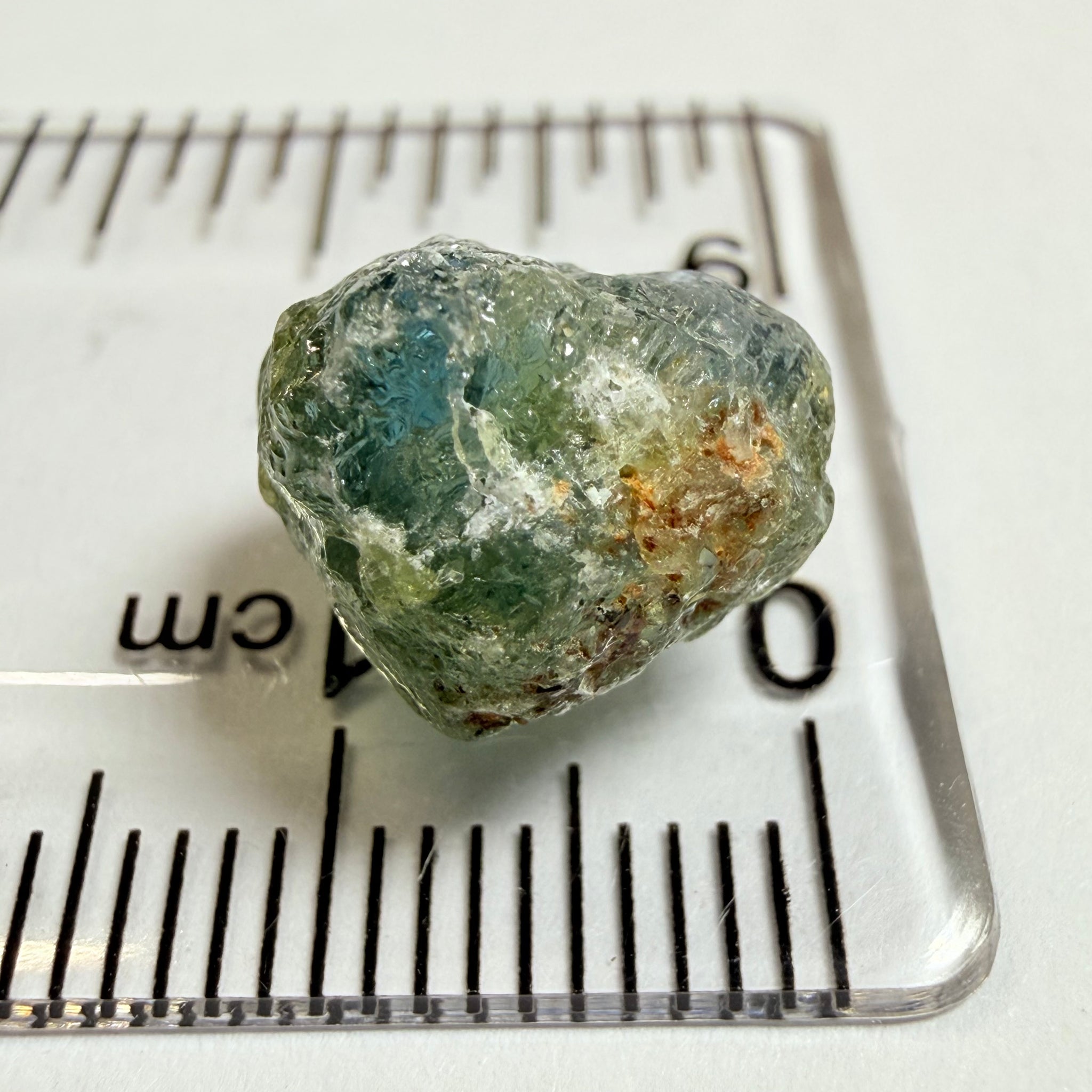 Umba Sapphire, 9.88ct, Umba Valley, Tanzania, Untreated Unheated. Slightly to moderately included which some surface gunk to be removed on preform. See the backlit pics