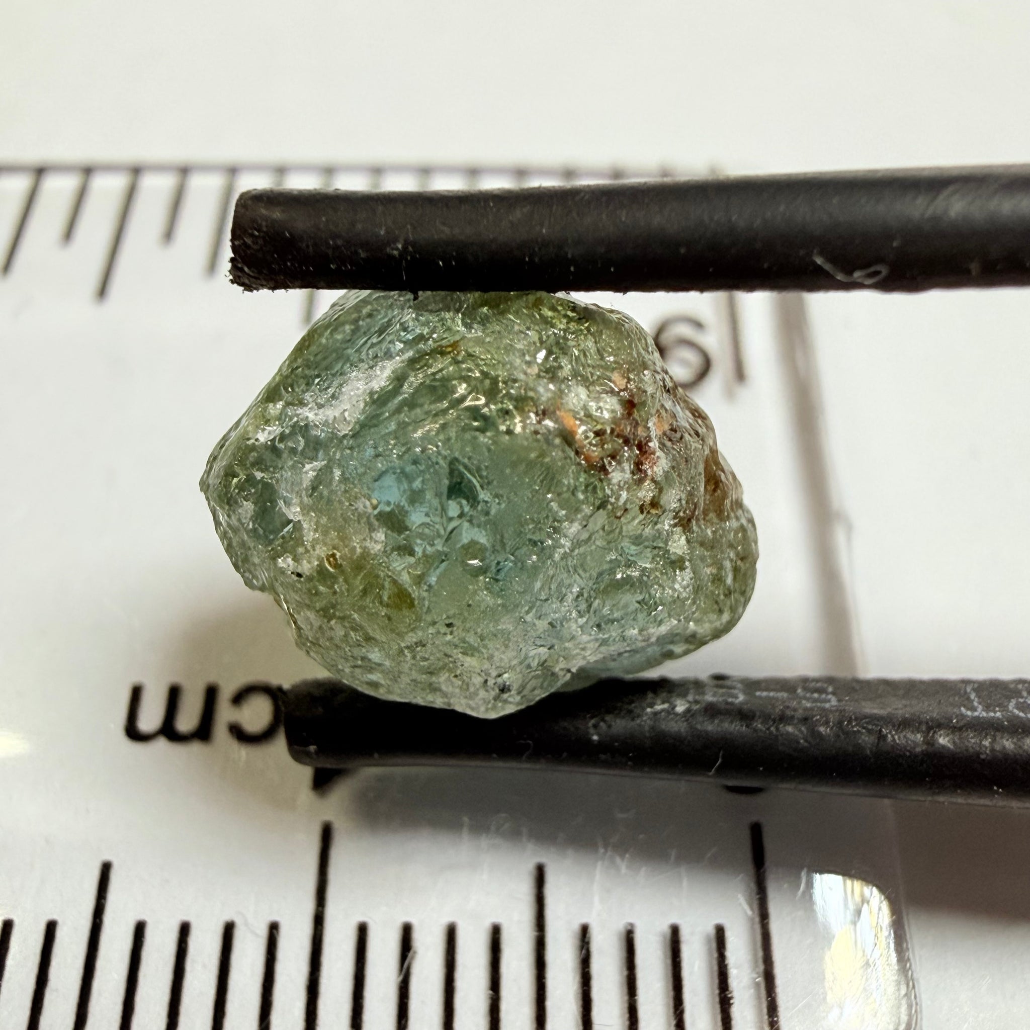 Umba Sapphire, 9.88ct, Umba Valley, Tanzania, Untreated Unheated. Slightly to moderately included which some surface gunk to be removed on preform. See the backlit pics