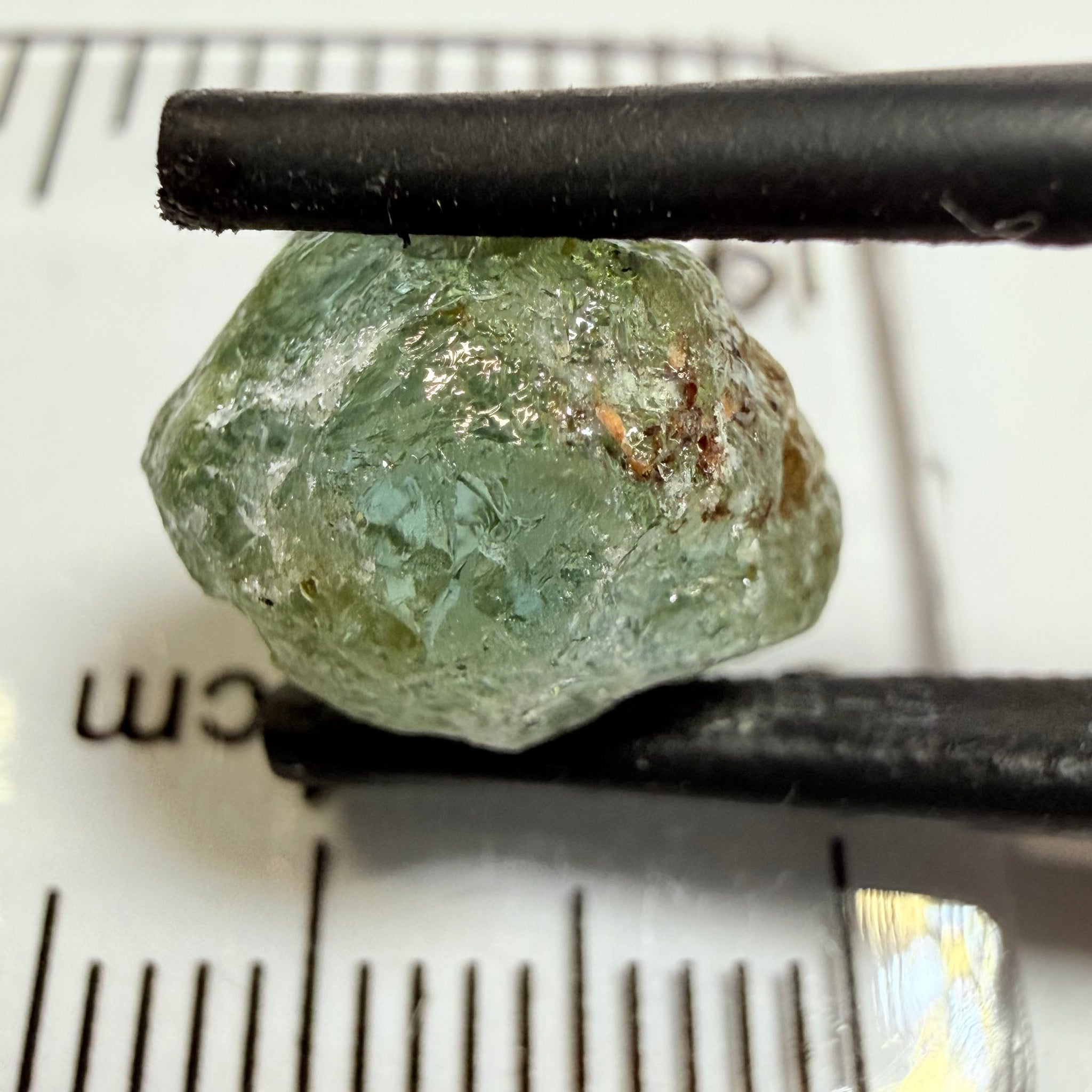 Umba Sapphire, 9.88ct, Umba Valley, Tanzania, Untreated Unheated. Slightly to moderately included which some surface gunk to be removed on preform. See the backlit pics