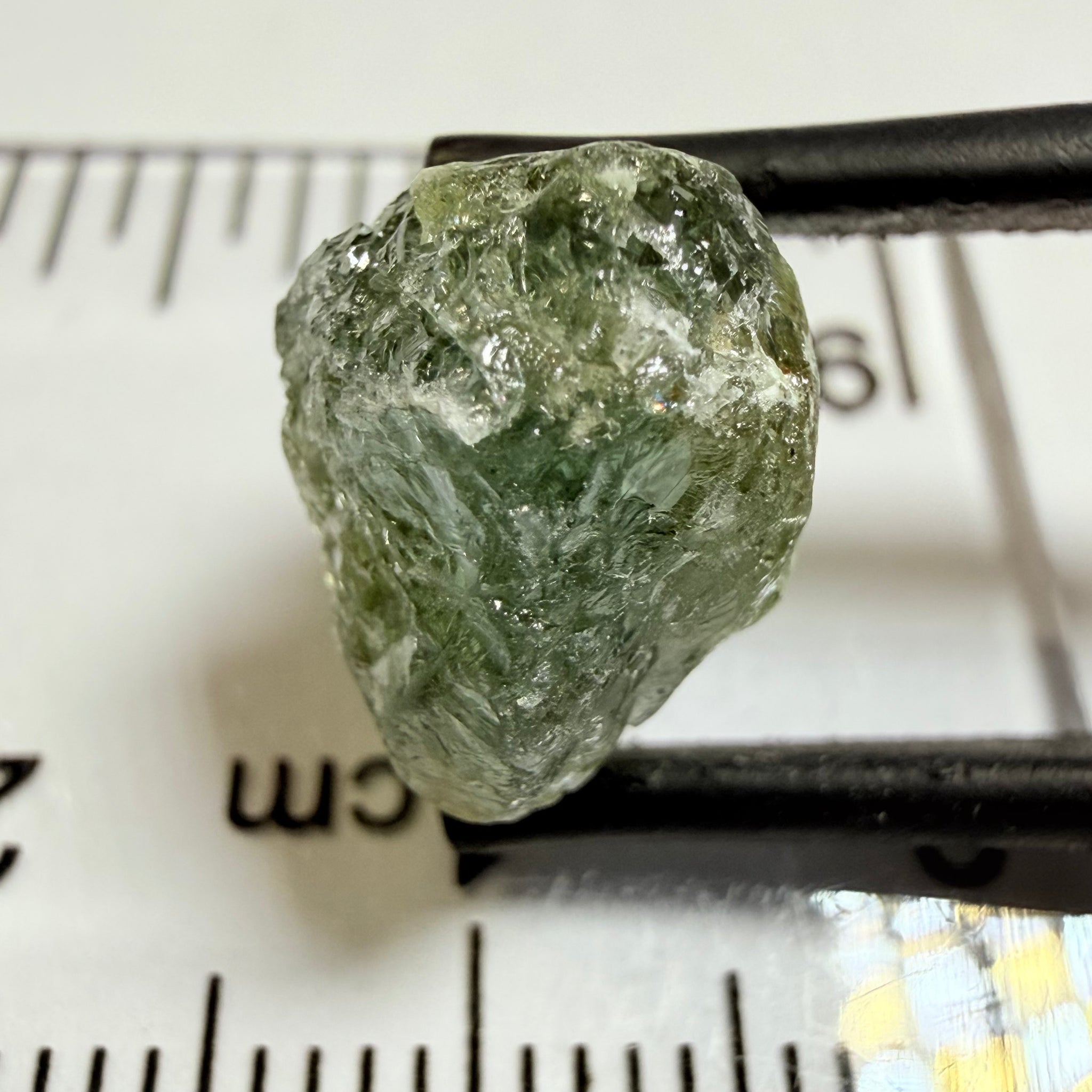 Umba Sapphire, 9.88ct, Umba Valley, Tanzania, Untreated Unheated. Slightly to moderately included which some surface gunk to be removed on preform. See the backlit pics