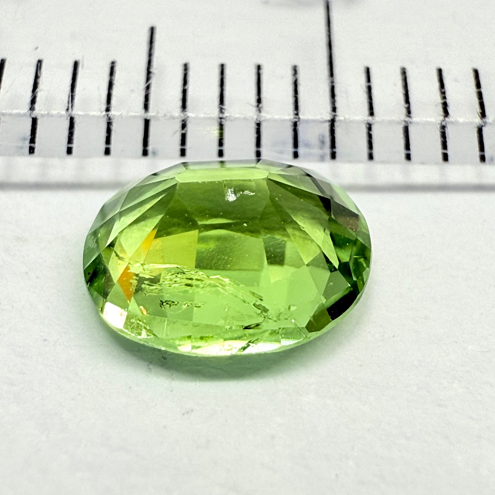 Tourmaline, 0.92ct, Congo, Untreated Unheated, native cut, slight chip on girdle, see pictures I have circled it, to show location, price reflects