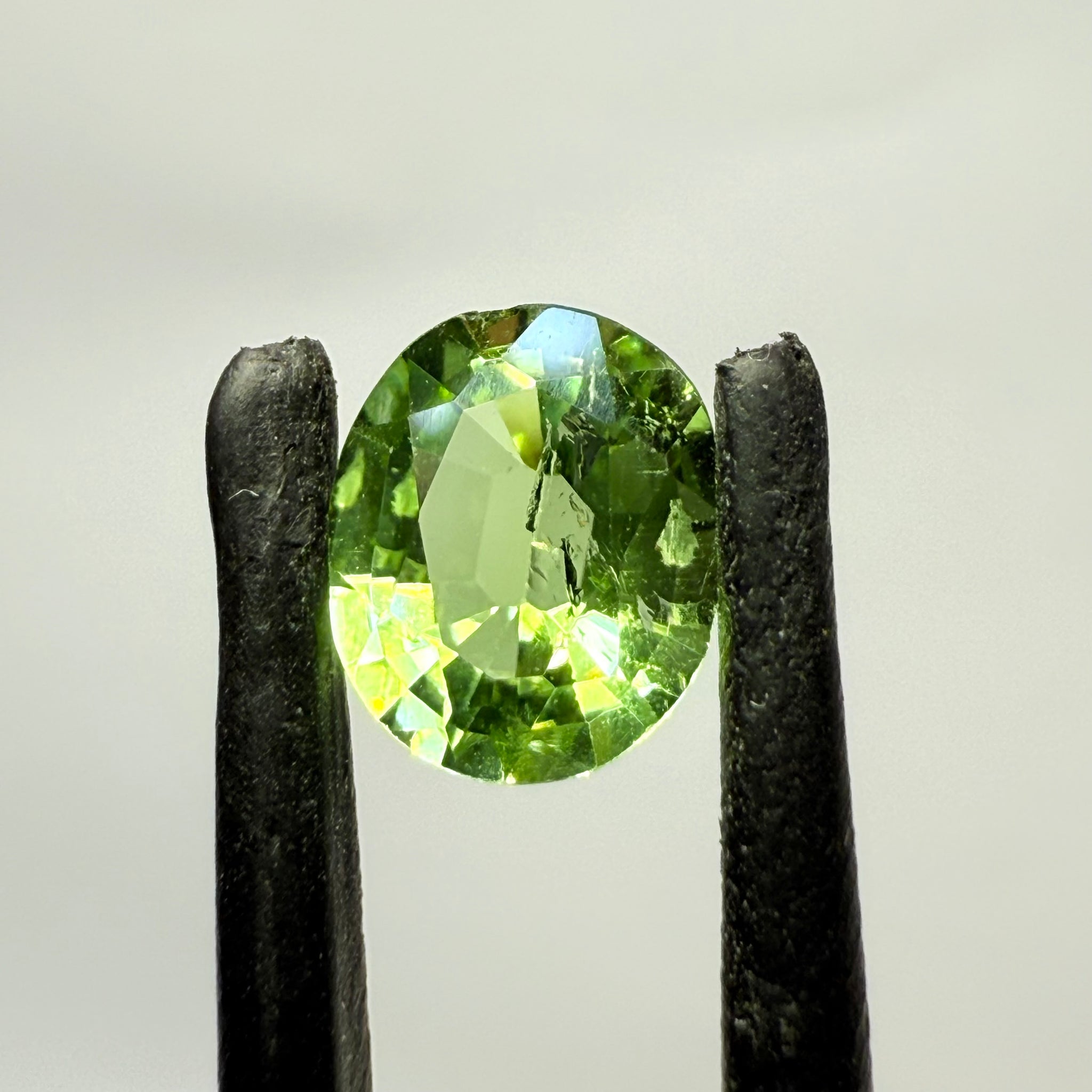 Tourmaline, 0.92ct, Congo, Untreated Unheated, native cut, slight chip on girdle, see pictures I have circled it, to show location, price reflects