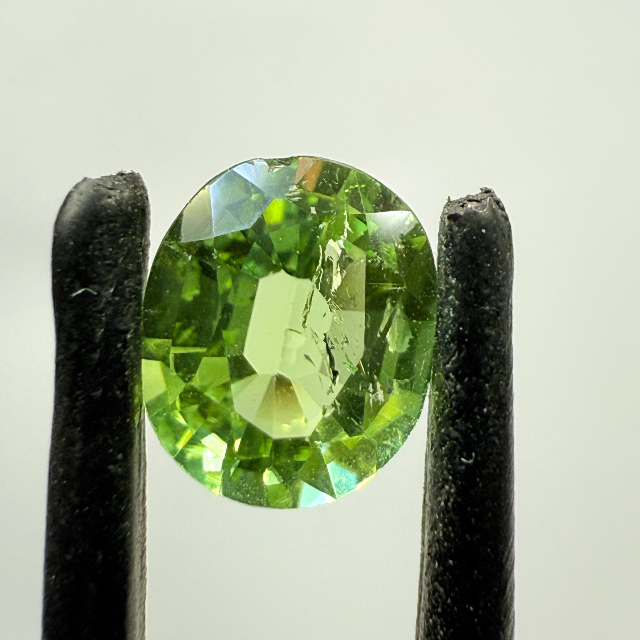 Tourmaline, 0.92ct, Congo, Untreated Unheated, native cut, slight chip on girdle, see pictures I have circled it, to show location, price reflects