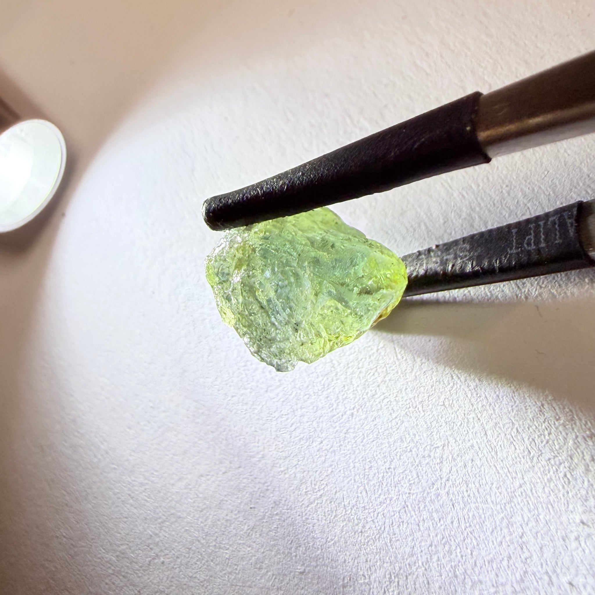 Umba Sapphire, 9.88ct, Umba Valley, Tanzania, Untreated Unheated. Slightly to moderately included which some surface gunk to be removed on preform. See the backlit pics
