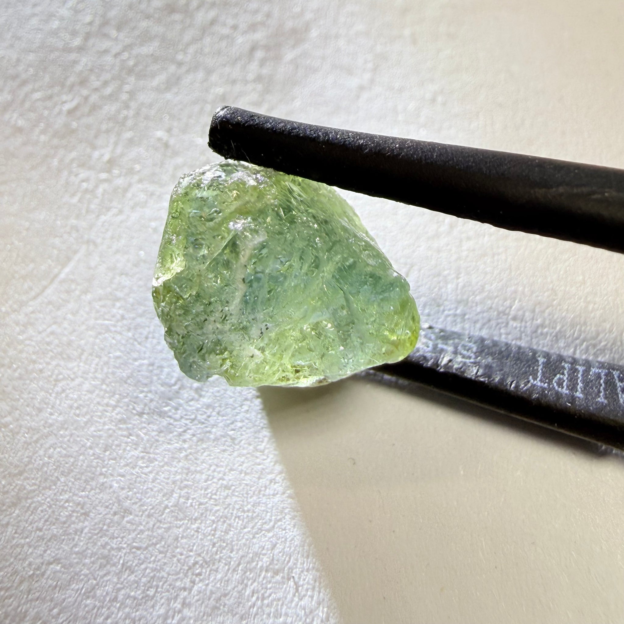 Umba Sapphire, 9.88ct, Umba Valley, Tanzania, Untreated Unheated. Slightly to moderately included which some surface gunk to be removed on preform. See the backlit pics