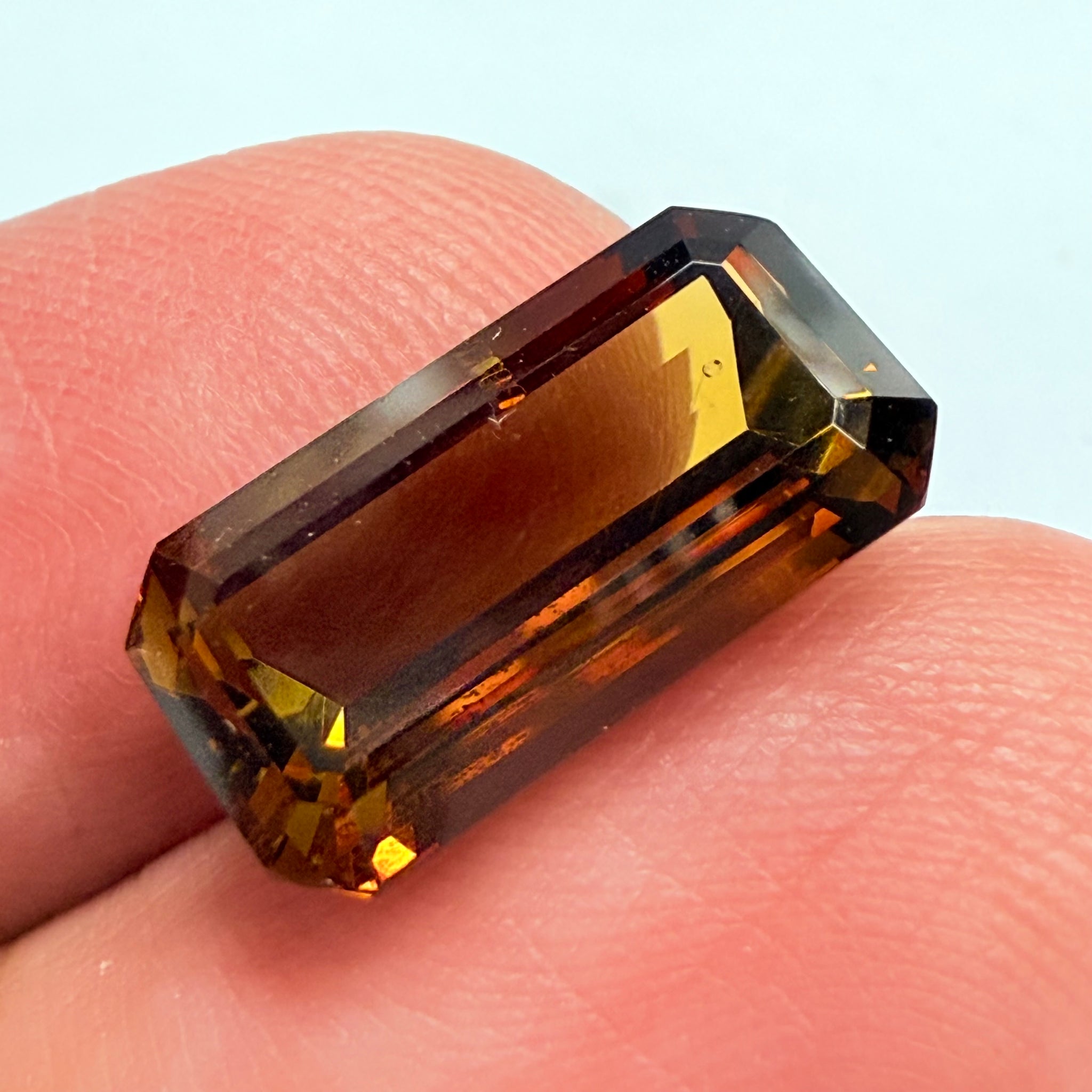 Sunset Tourmaline, 6.26ct, Morogoro, Tanzania, Untreated Unheated, native cut