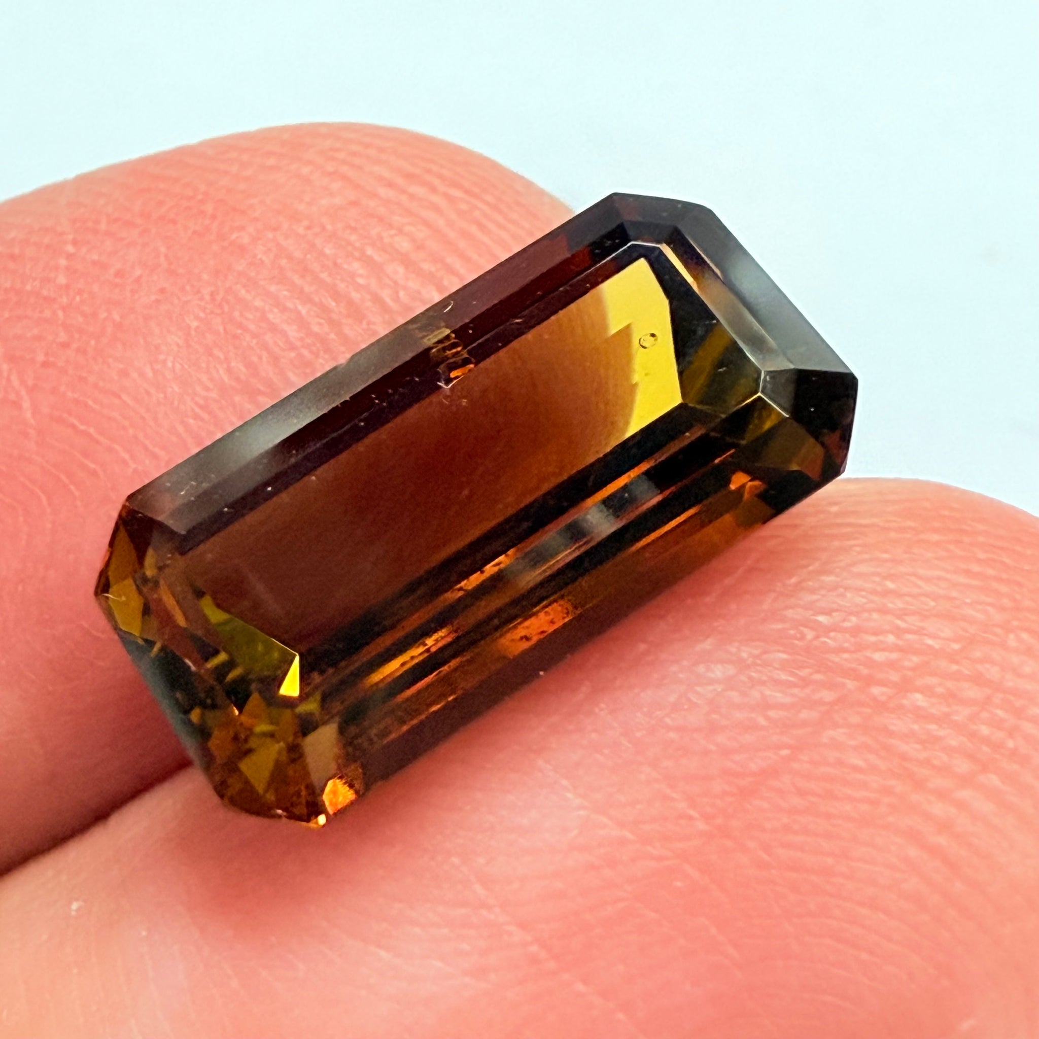 Sunset Tourmaline, 6.26ct, Morogoro, Tanzania, Untreated Unheated, native cut