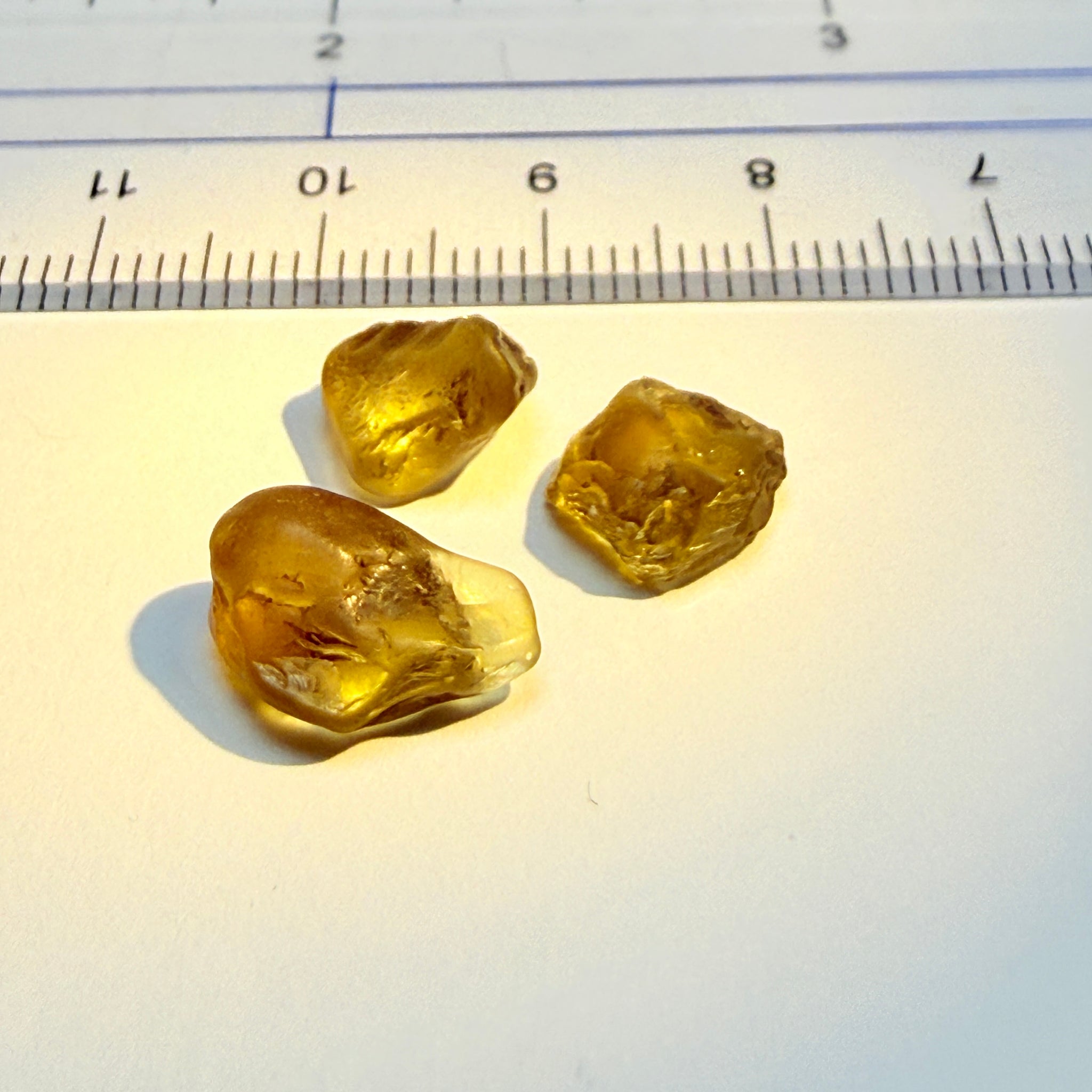 Chrysoberyl Lot, 10.75ct, Tunduru, Tanzania, Untreated Unheated, vvs-if, but flattish shapes, colour change chrysoberyl