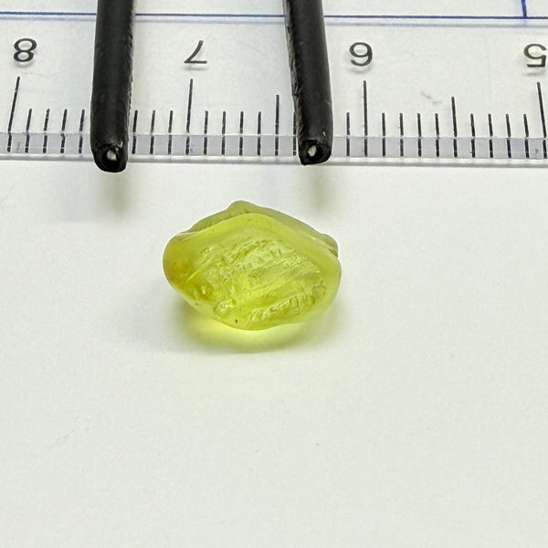 Chrysoberyl, 3.39ct, Tunduru, Tanzania, Untreated Unheated, vvs-if with slight skin surface issues that come off on faceting