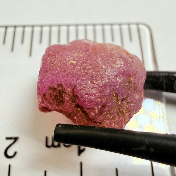 Umba Sapphire, 18.37ct, Umba Valley, Tanzania, Untreated Unheated. Cabbing grade rough, yes it has faceting portions but tiny.