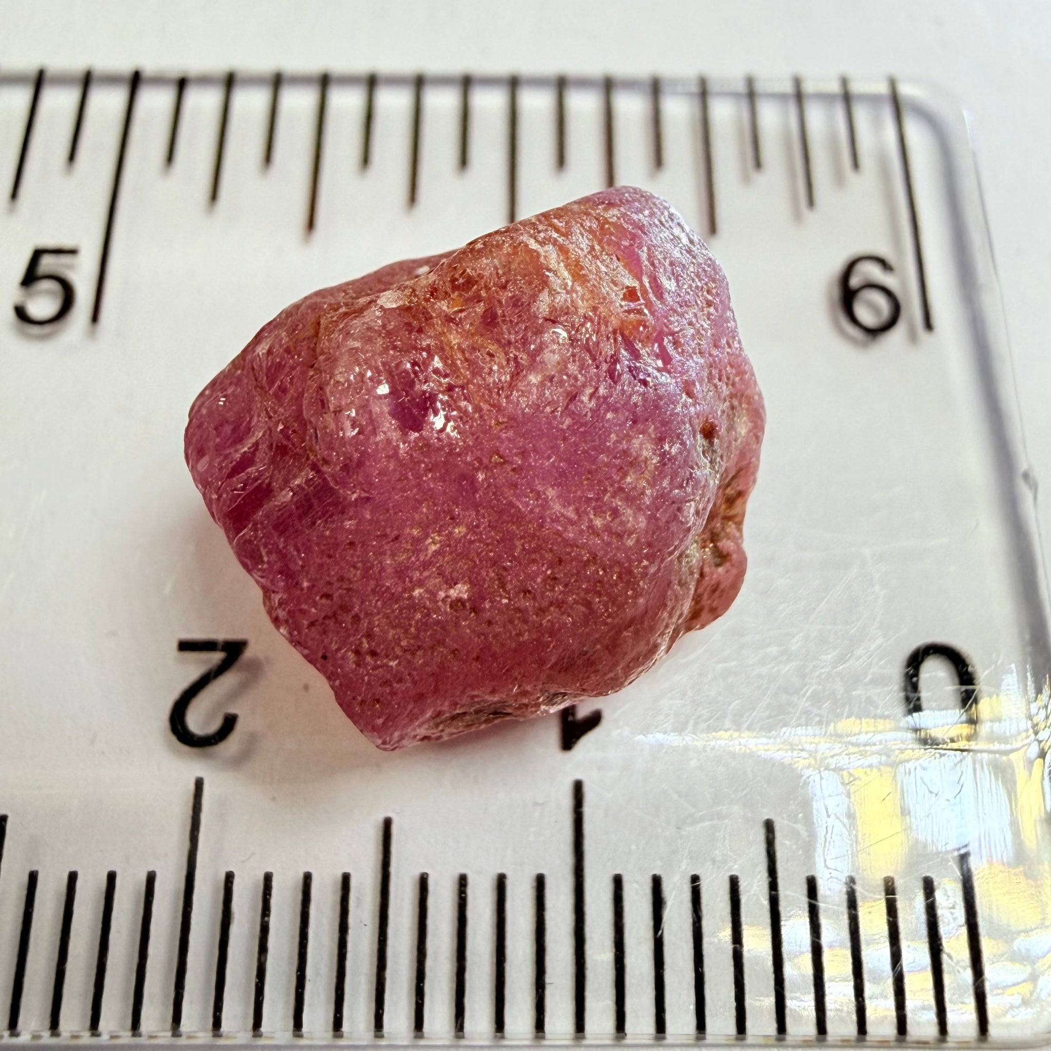 Umba Sapphire, 18.37ct, Umba Valley, Tanzania, Untreated Unheated. Cabbing grade rough, yes it has faceting portions but tiny.