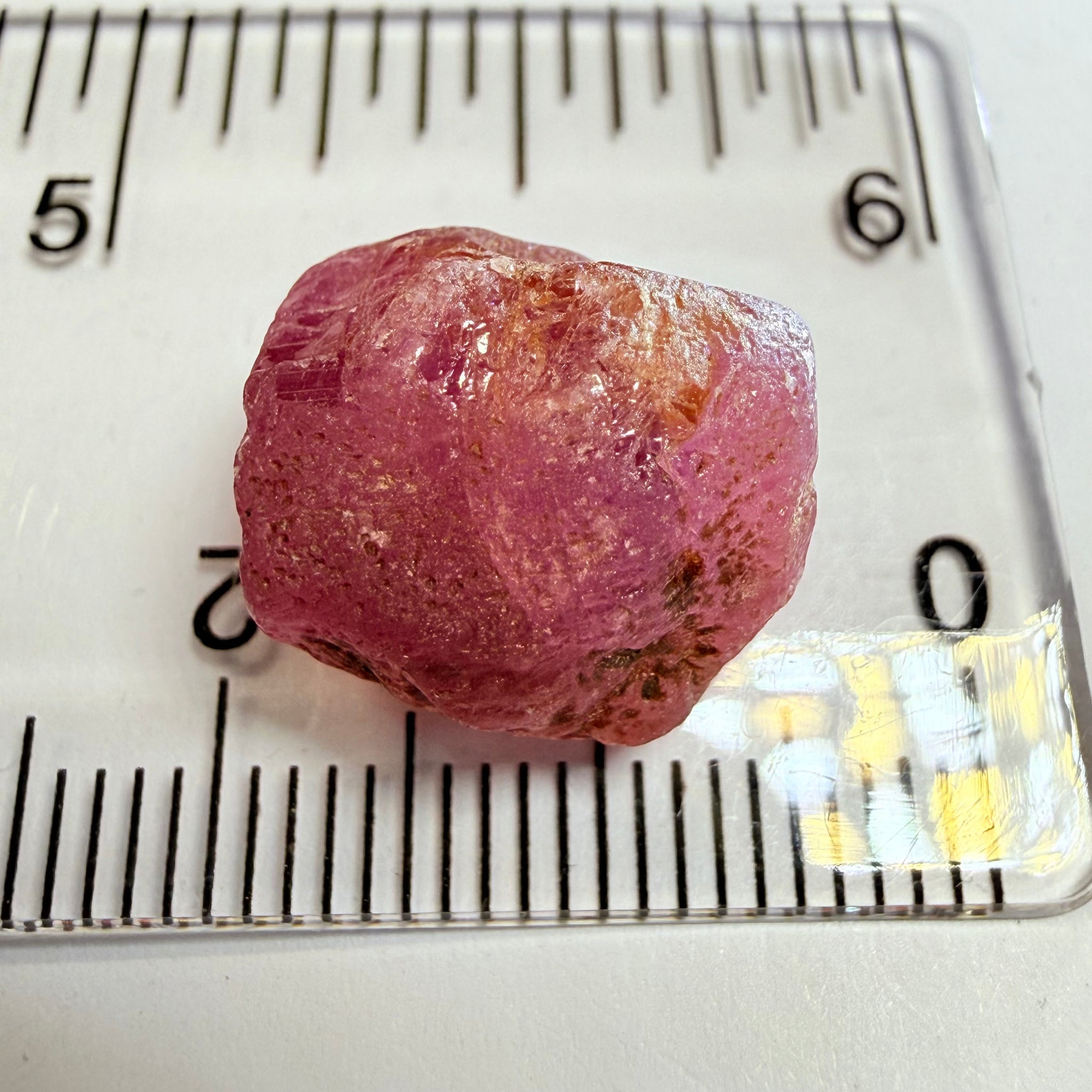 Umba Sapphire, 18.37ct, Umba Valley, Tanzania, Untreated Unheated. Cabbing grade rough, yes it has faceting portions but tiny.