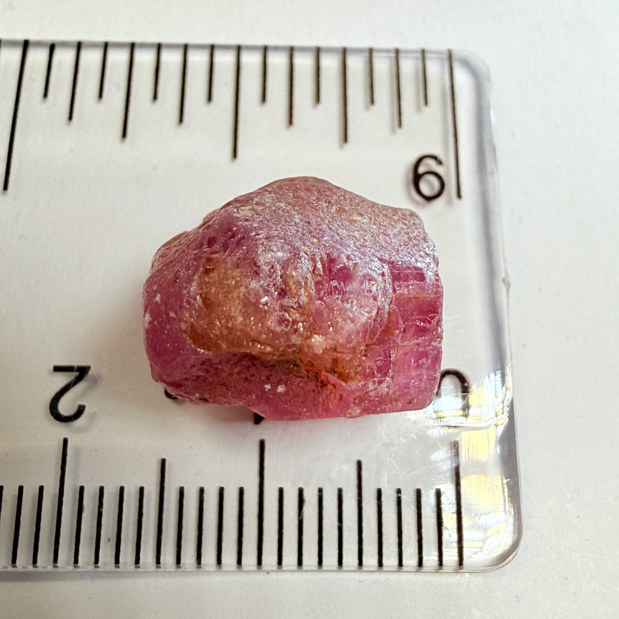 Umba Sapphire, 18.37ct, Umba Valley, Tanzania, Untreated Unheated. Cabbing grade rough, yes it has faceting portions but tiny.