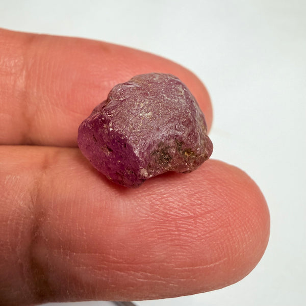 Umba Sapphire, 18.37ct, Umba Valley, Tanzania, Untreated Unheated. Cabbing grade rough, yes it has faceting portions but tiny. Seems to be changing colour or more shifting colour
