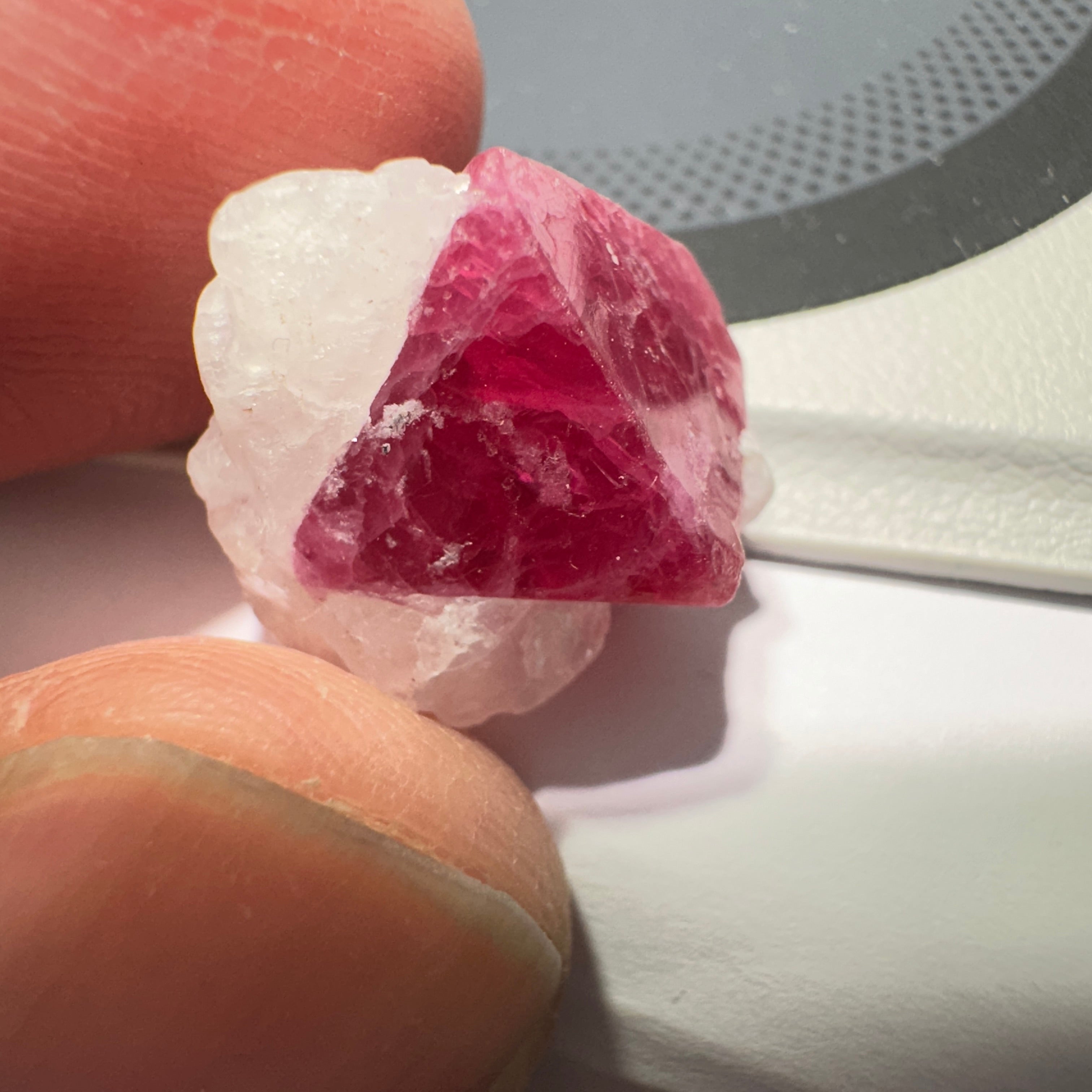 15.68ct Mahenge Spinel Crystal, Tanzania. Untreated Unheated