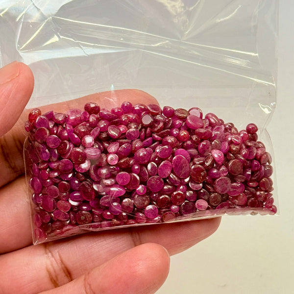 Ruby Cabochons Per Stone, Tanzania, Untreated Unheated, price is per stone on a build pour basis, buy as many as you can