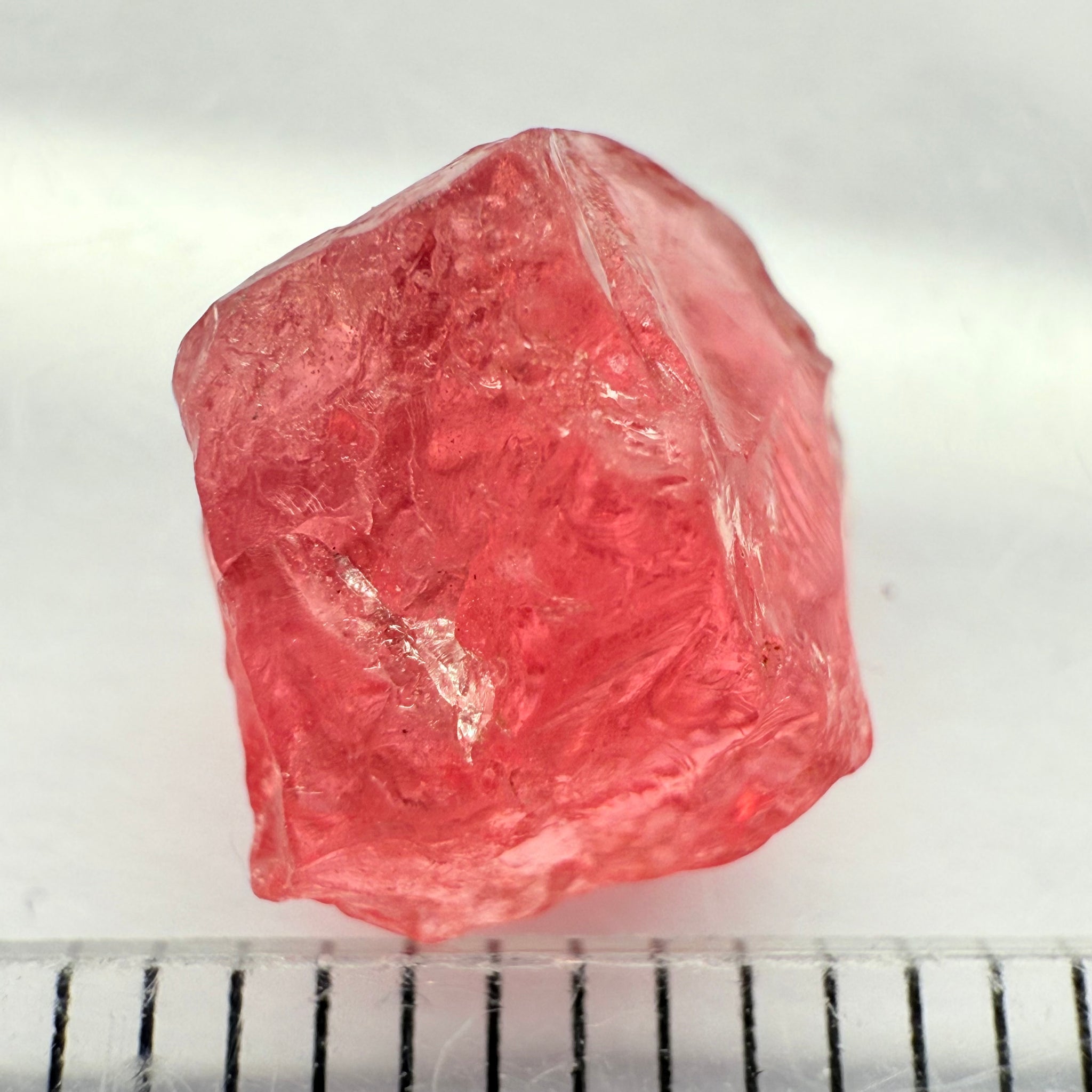 Mahenge Spinel, 3.34ct, Mahenge, Tanzania, Untreated Unheated, veil and few spots, little bit of a flattish shape but excellent colour