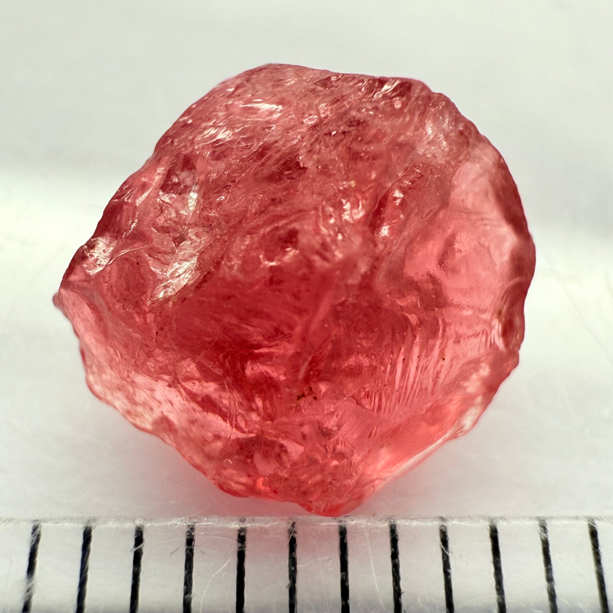 Mahenge Spinel, 3.34ct, Mahenge, Tanzania, Untreated Unheated, veil and few spots, little bit of a flattish shape but excellent colour