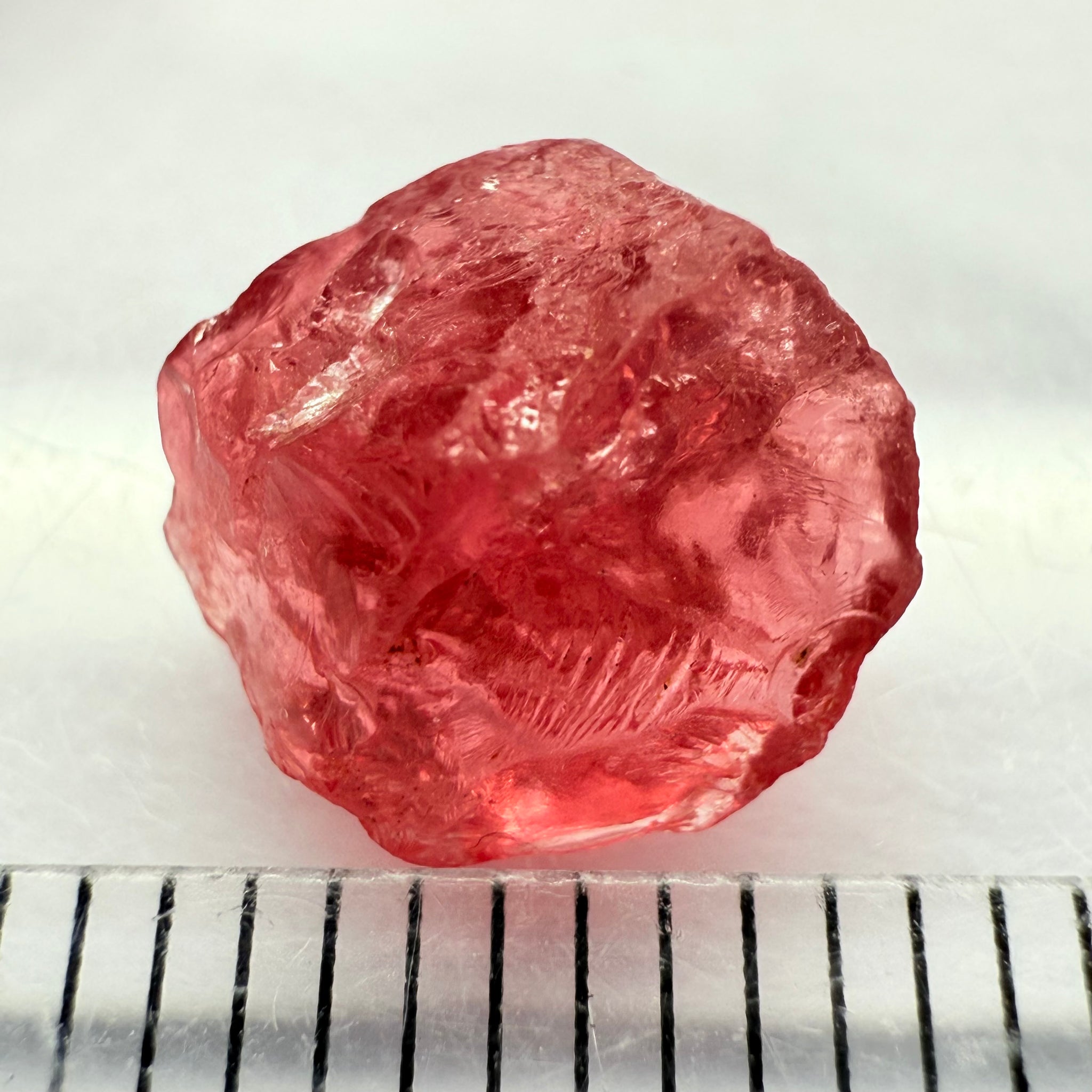 Mahenge Spinel, 3.34ct, Mahenge, Tanzania, Untreated Unheated, veil and few spots, little bit of a flattish shape but excellent colour
