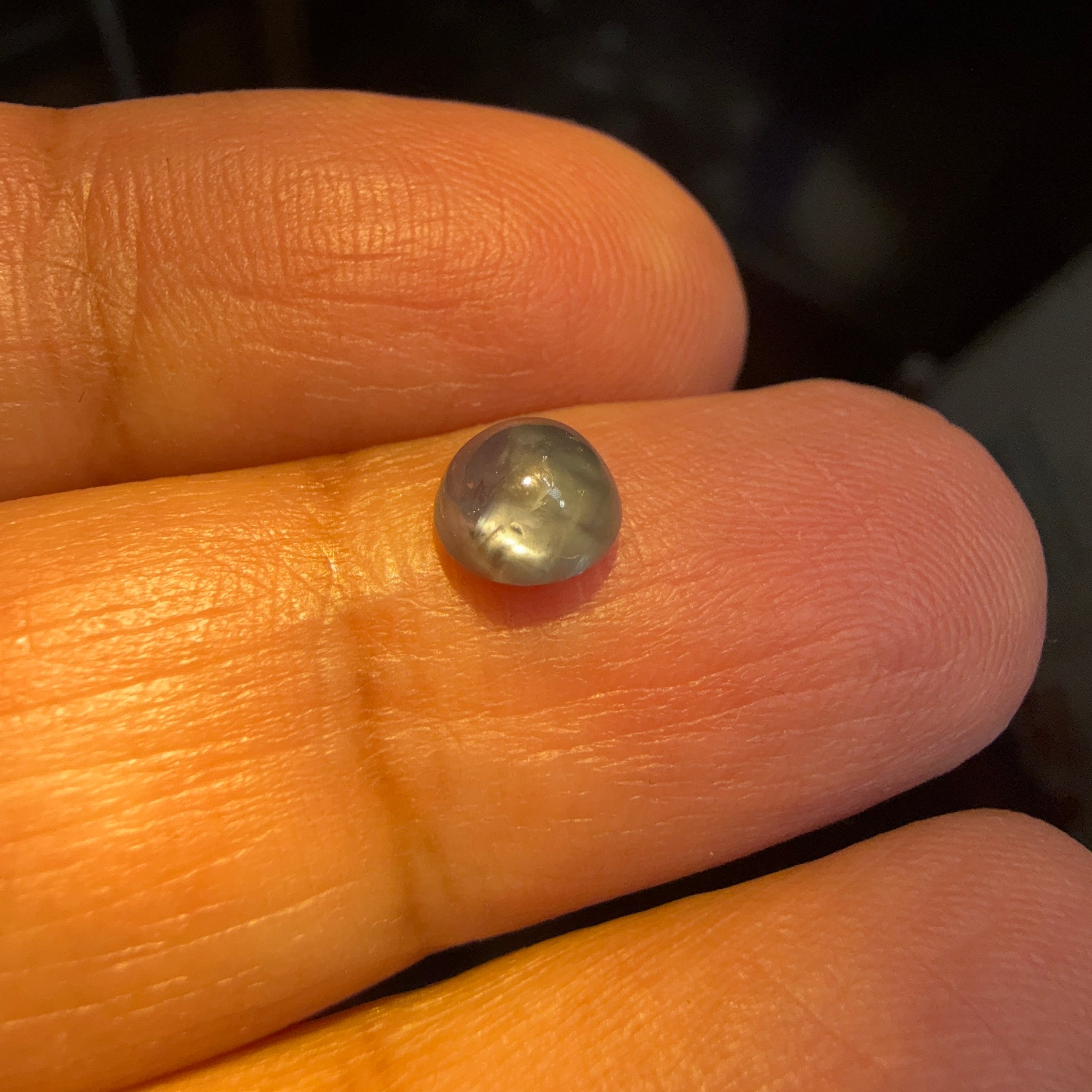 Cats-Eye Alexandrite (very slight partial cats-eye effect), 1.09ct, Manyara, Tanzania, Untreated Unheated