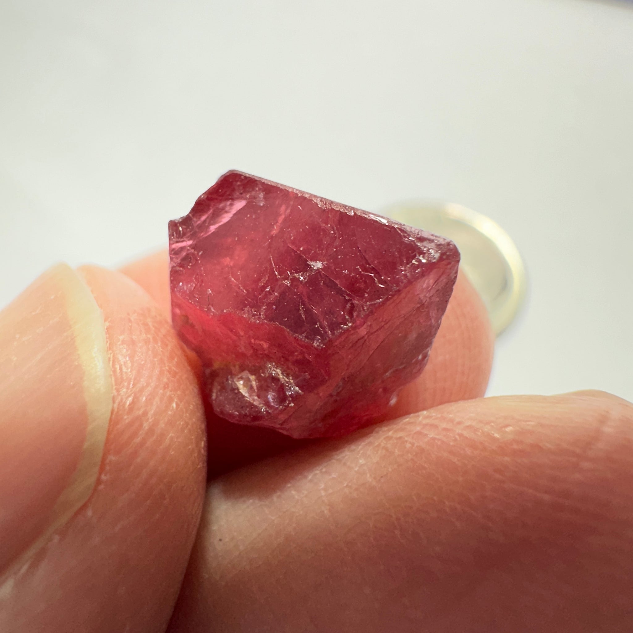 Mahenge Spinel Crystal, 8.27ct, Tanzania. Untreated Unheated