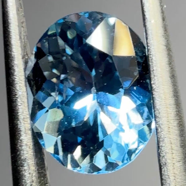 Blue Apatite from Merelani, 1.09ct, Merelani, Tanzania, Untreated Unheated