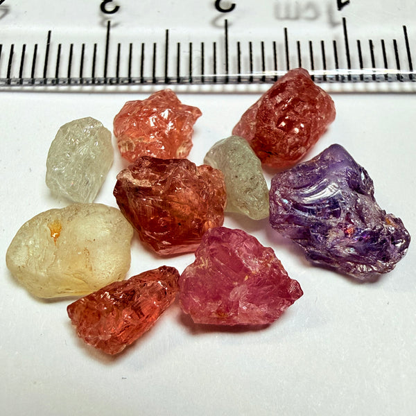 Umba Sapphire Lot, 18.29ct, Umba Valley, Tanzania, Untreated Unheated, too included to facet or cab, set it as is in jewellery