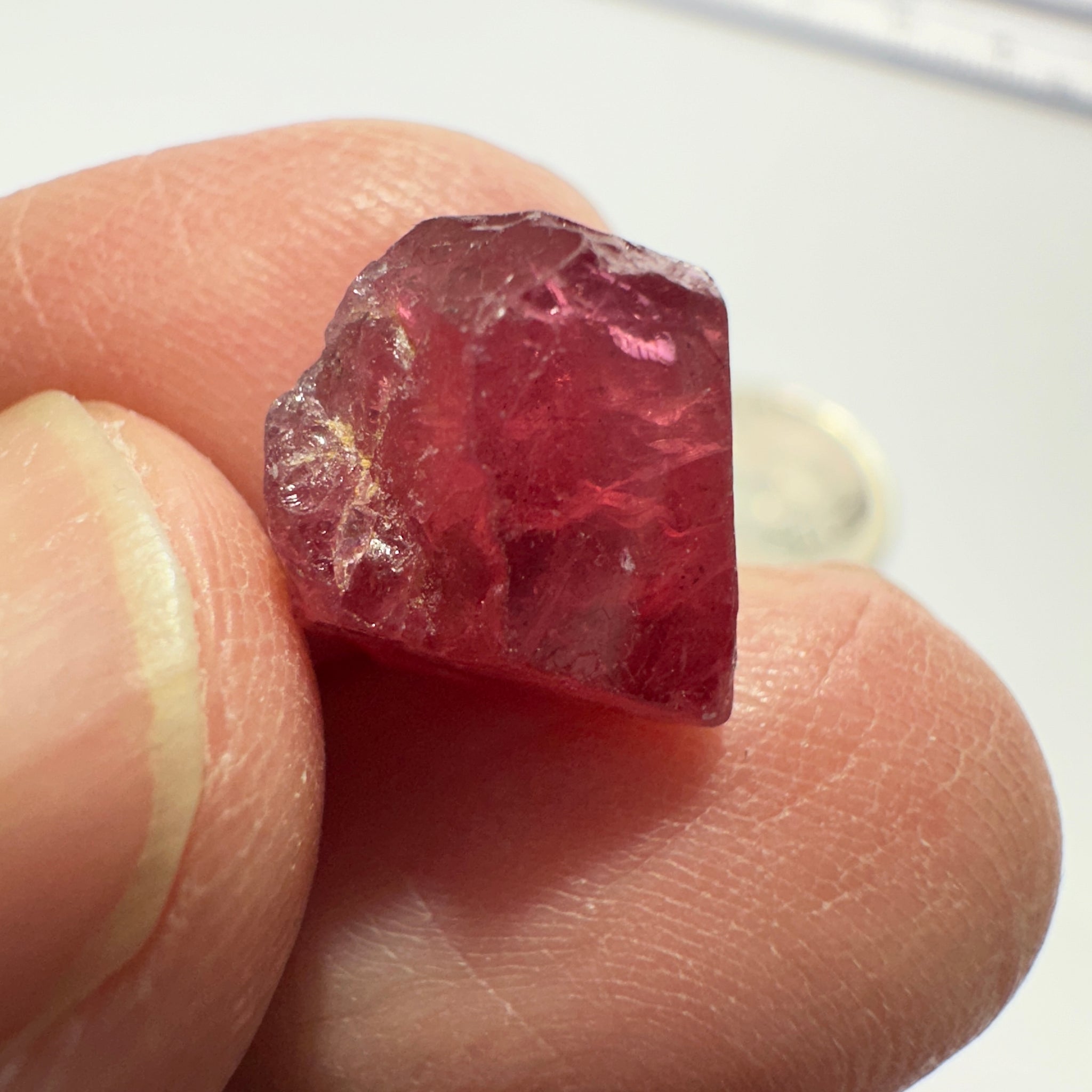 Mahenge Spinel Crystal, 8.27ct, Tanzania. Untreated Unheated