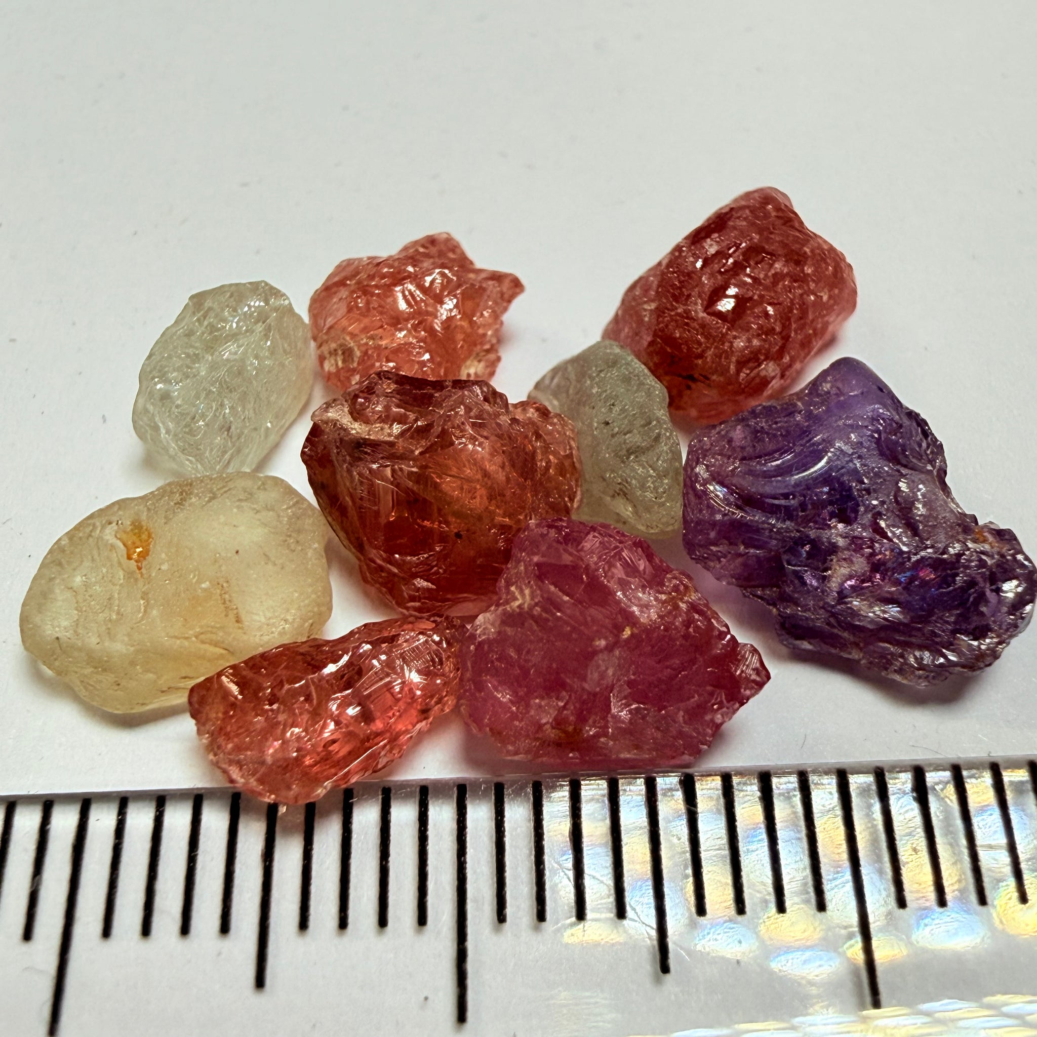 Umba Sapphire Lot, 18.29ct, Umba Valley, Tanzania, Untreated Unheated, too included to facet or cab, set it as is in jewellery