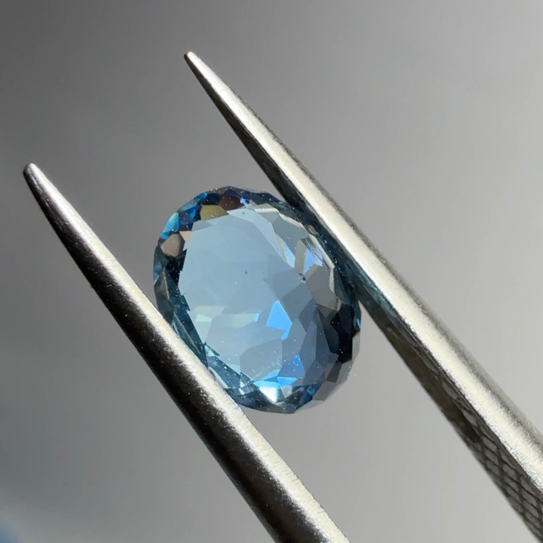 Blue Apatite from Merelani, 1.09ct, Merelani, Tanzania, Untreated Unheated