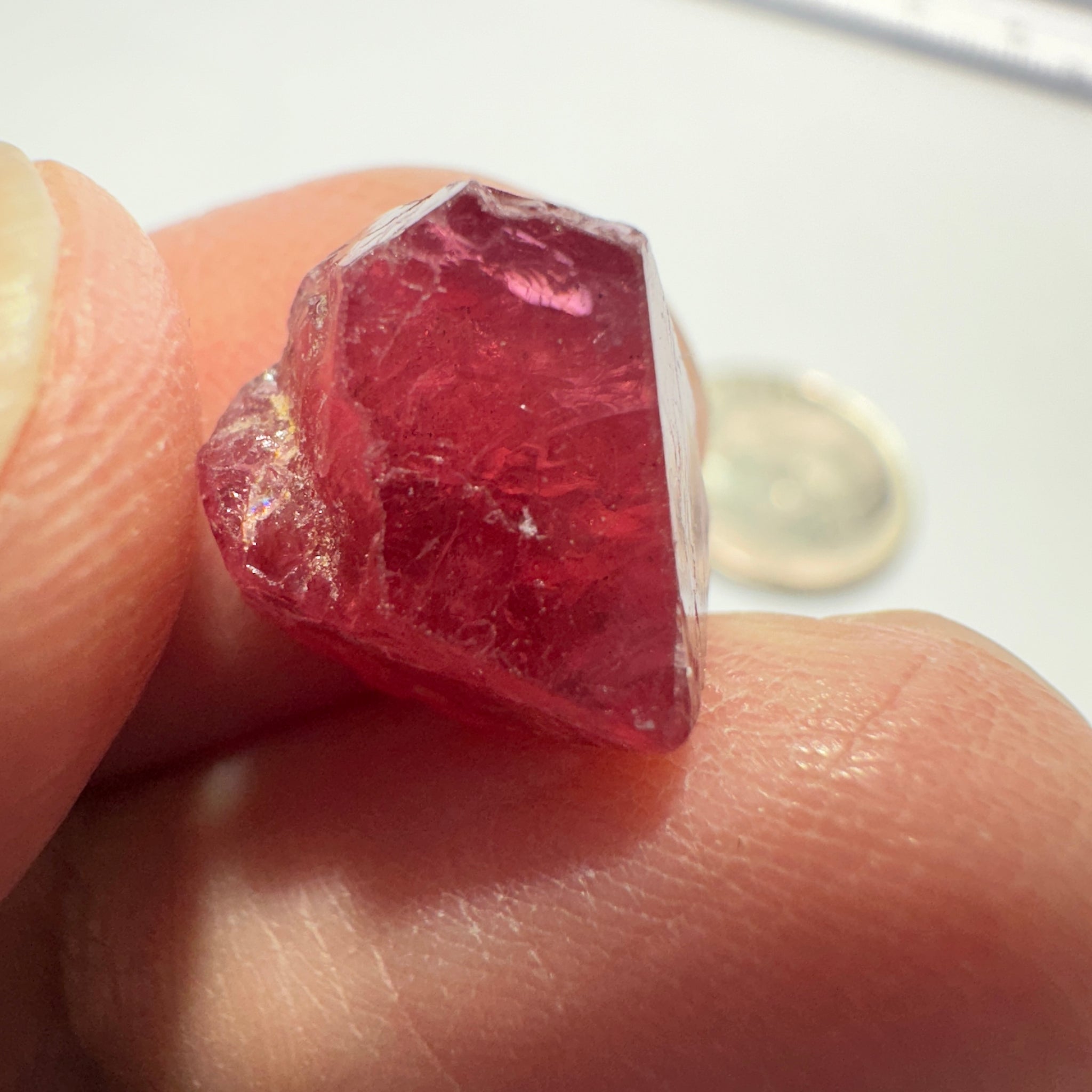 Mahenge Spinel Crystal, 8.27ct, Tanzania. Untreated Unheated